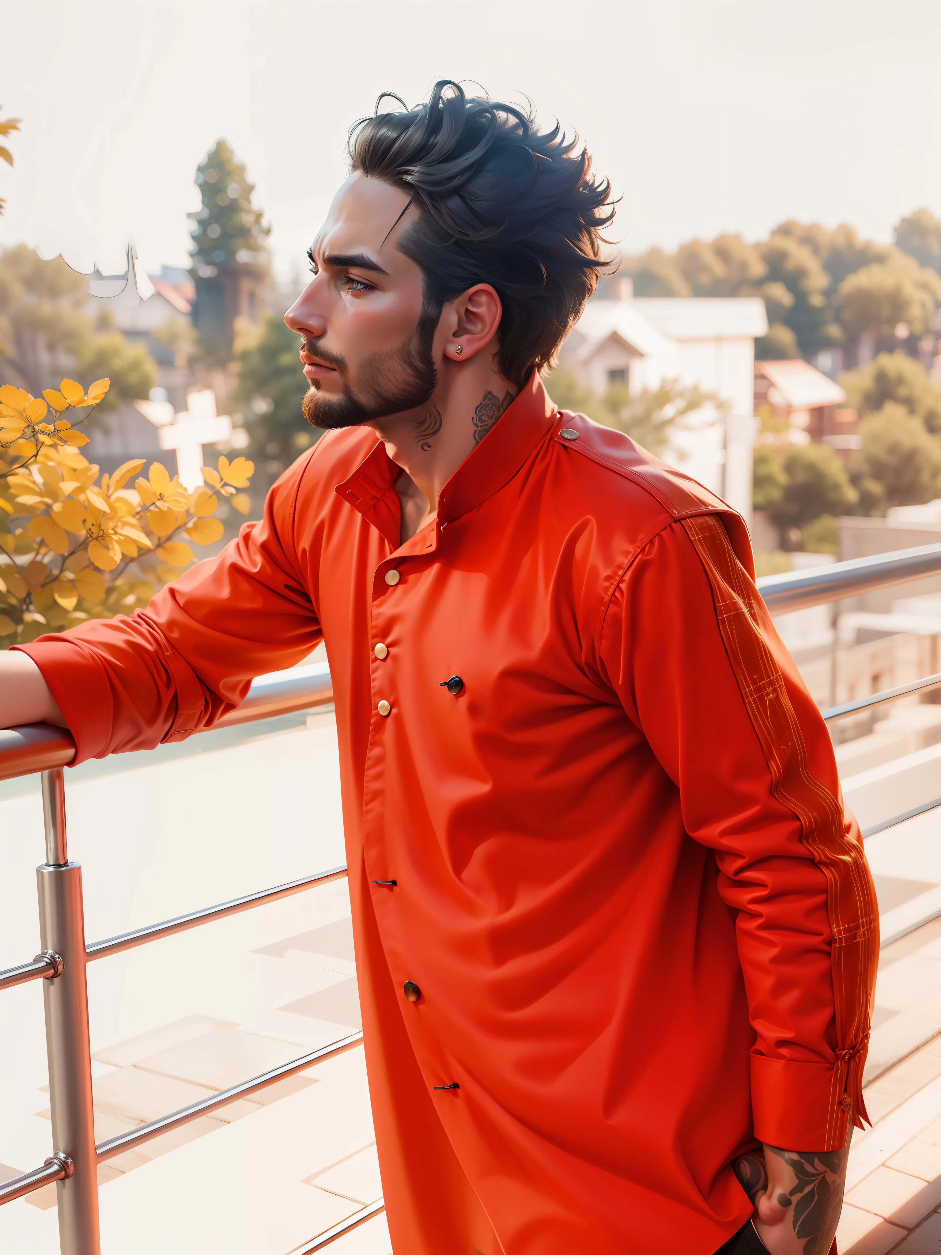 Realistic Handsome man Full body sexy