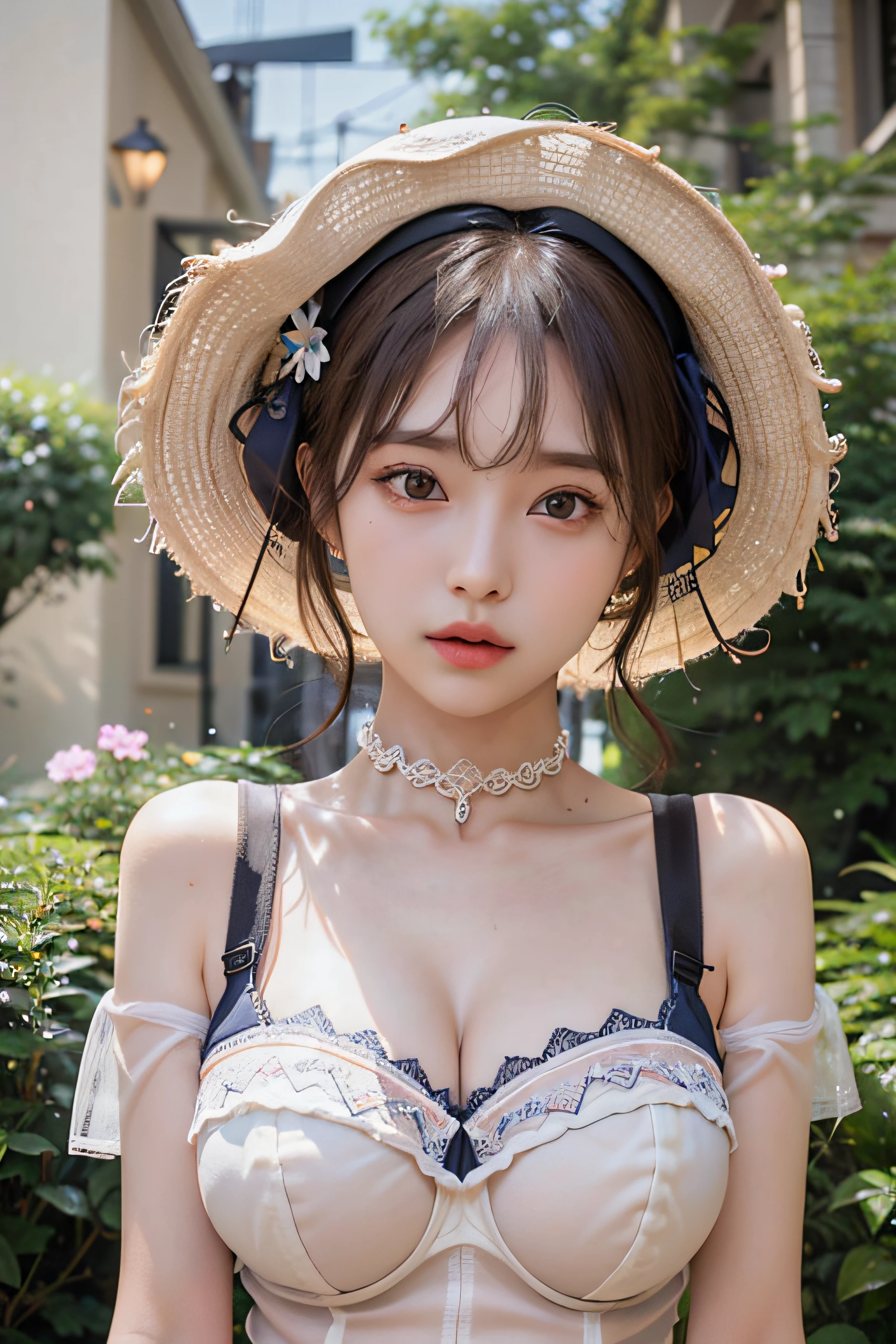 zydG, One of the cutest women, More skin, toView, Brown-eyed, (Shorthair with bangs:1.2), (Colossal tits:1.5), (medium areolae:0.8),full body Esbian、Pretty woman with emphasizing slender abs:1.3、Wearing an apron、(witheout panties), (no brassiere)、
(Photorealsitic:1.4), (Top image quality:1.0), (超A high resolution:1.0), 8K, Raw photography, (​masterpiece:0.2), (pureerosface_v1:0.5)、(Best Quality Detail:1.2)、realisitic、8K UHD、hight resolution、(1girl in:1.2)、The ultra-detailliert、High quality textures、intricate detailes、detaileds、Very detailed CG、High quality shadows、Detail Beautiful delicate face、Detail Beautiful delicate eyes、depth of fields、Ray traching、in her 20s、Pretty Kpop Girl、(Korean Urzan Face:1.1)、Slender face、(ulzzang -6500-v1.1:0.6)、pureerosface_v1、gloweyes、teak、Glossy lips、perfectbody、look at viewr、high-level image quality, The highest image quality, top-quality, Photorealsitic:1.4, ultra-detailliert, photos realistic, 4K 8K UHD Full Color RAW Photos, Fuji Film(Medium format:1.2), Hasselblad:1.2, Carl zeiss:1.1, Incredible dynamic range photography(UTIL_Art by Smoose-768:1.1),hight resolution, High pixel count, clear details, crisp image, Natural color reproduction, Noise Reduction, High fidelity, qulity, Software Improvements, Upscaling, Optimized algorithms, Pro-level retouching,