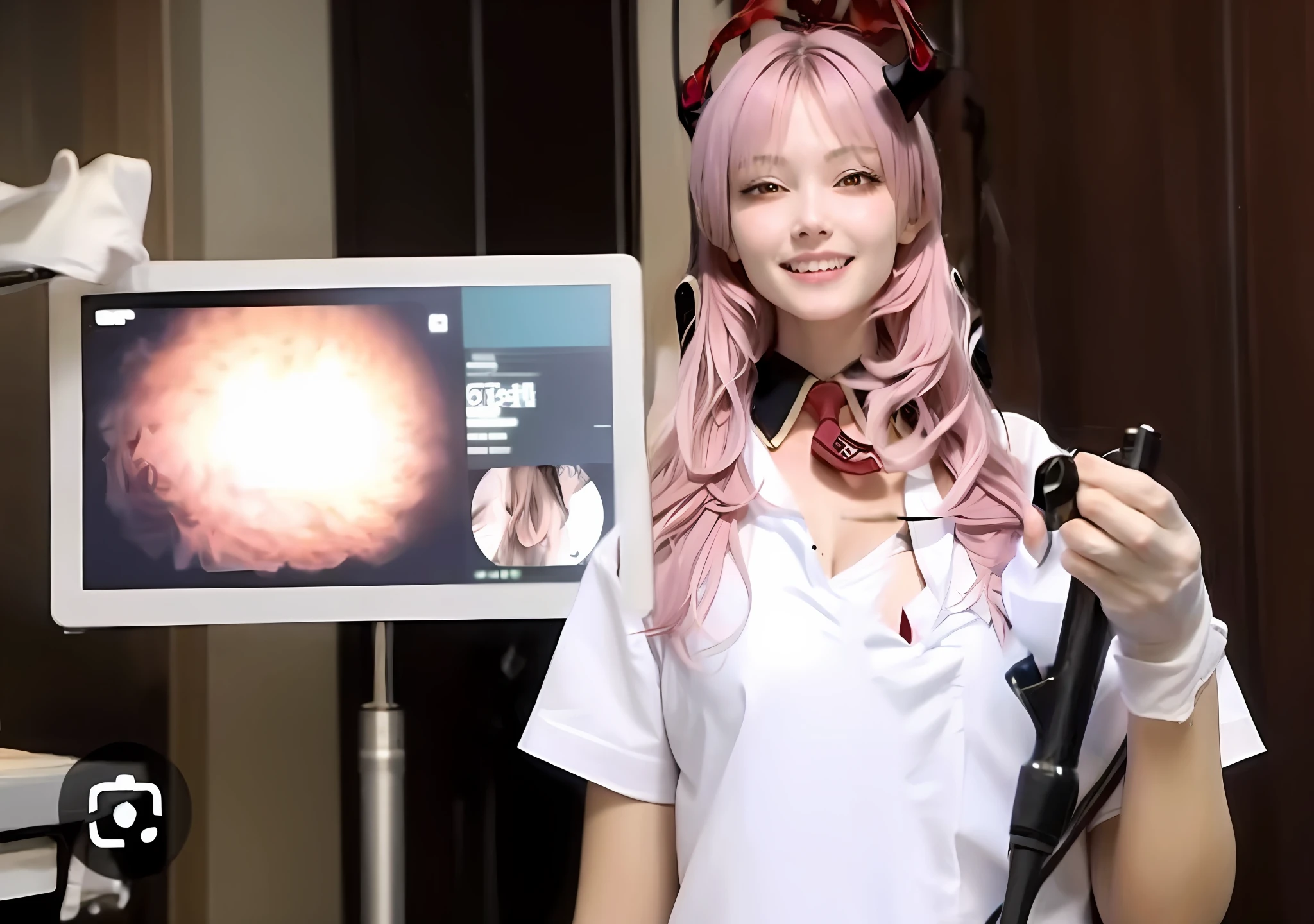 Pink hair