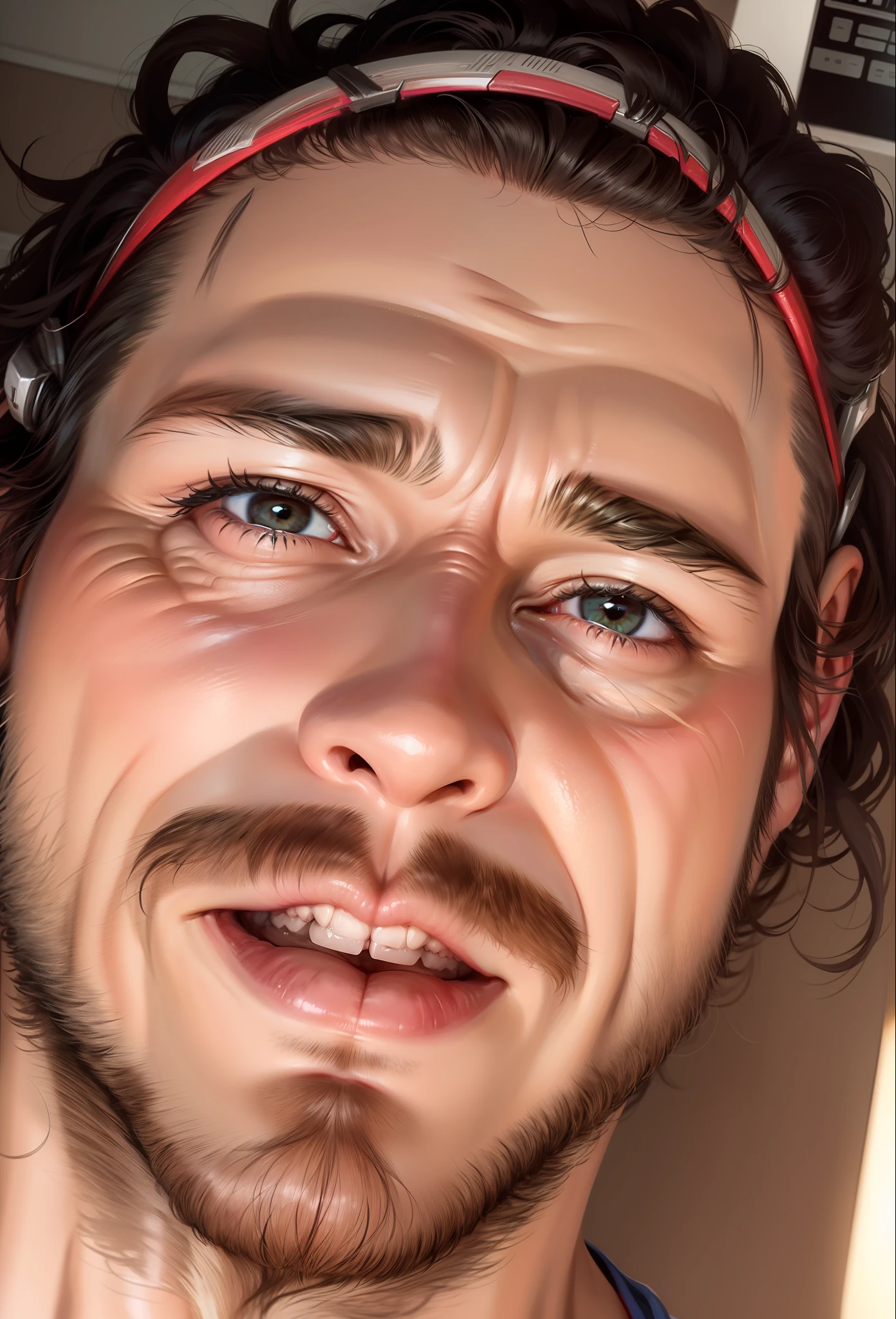 4k, realista, homem vestido de superman, bonito, detalhado.