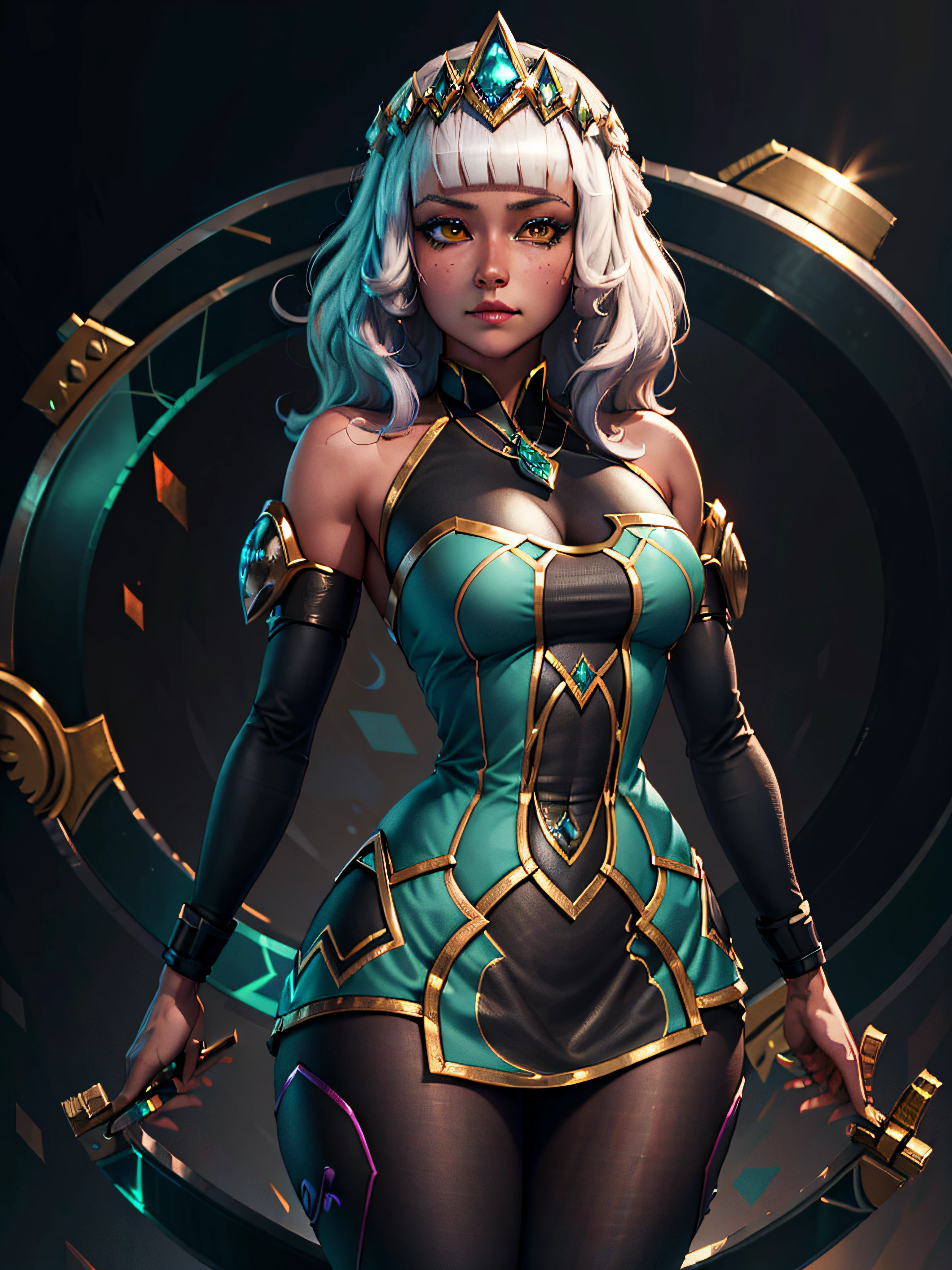 masterpiece, best quality, highres, extremely detailed CG unity 8k wallpaper, portrait of qiyana