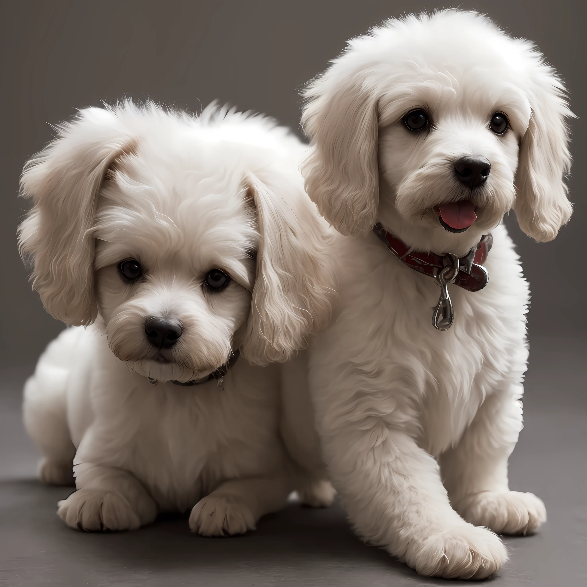 best quality, 4k, 8k, ultra highres, photograph, sharp focus, intricate texture, white poodle toy