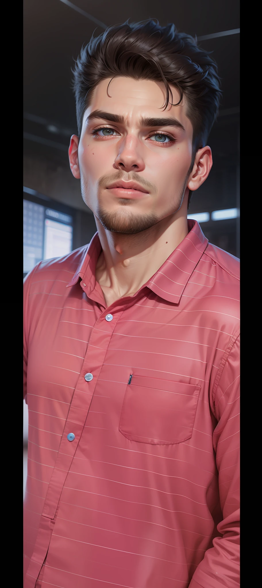 Cyber punk handsome boy ultra realistic