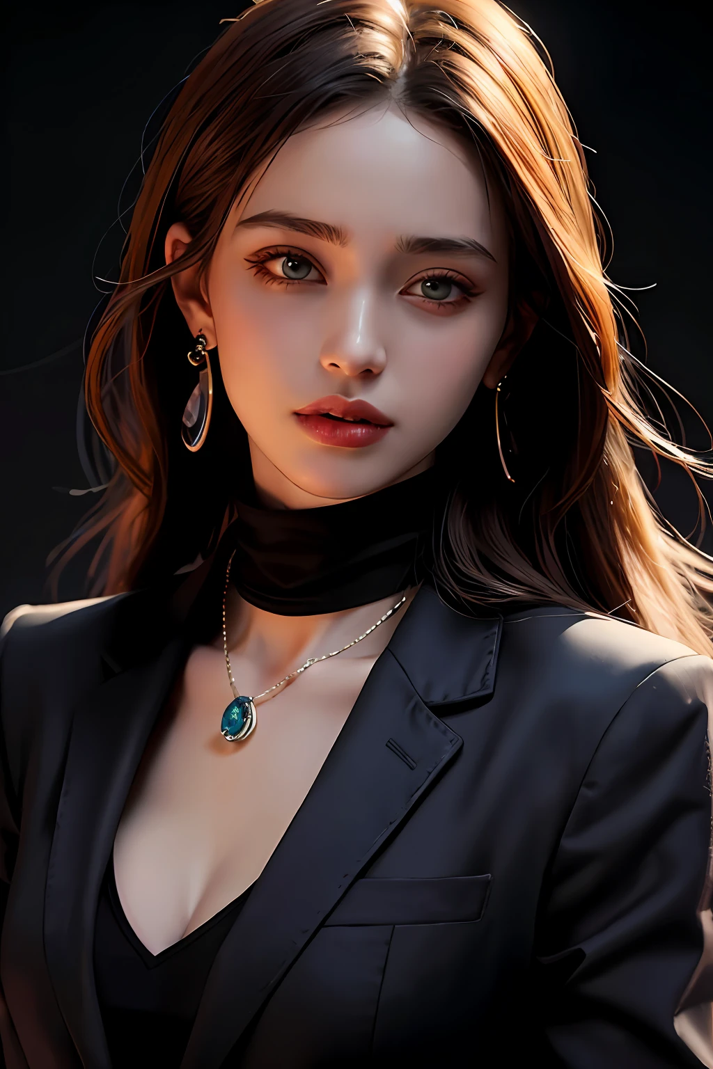 photo of beautiful (n4t3mm:0.99), a woman as a movie star, turtleneck sweater, black jacket, (trousers), movie premiere gala, dark moody ambience (masterpiece:1.2) (photorealistic:1.2) (bokeh) (best quality) (detailed skin:1.2) (intricate details) (nighttime) (8k) (HDR) (cinematic lighting) (sharp focus), (looking at the camera:1.1), ((closeup portrait:1.2)), (earrings), colorful outfit
Negative prompt: easynegative,ng_deepnegative_v1_75t,(worst quality:2),(low quality:2),(normal quality:2),lowres,bad anatomy,bad hands,normal quality,((monochrome)),((grayscale)),((watermark)),
Steps: 28, Eta: 0.2, ENSD: 31337, Size: 512x768, Seed: 3402257839, Model: XXMix_biracial_3.4fp16, Version: v1.2.1, Sampler: DPM++ SDE Karras, CFG scale: 6, Clip skip: 2, Model hash: 18ed2b6c48, Hires steps: 15, Hires upscale: 2, Hires upscaler: 4x-UltraSharp, Denoising strength: 0.35