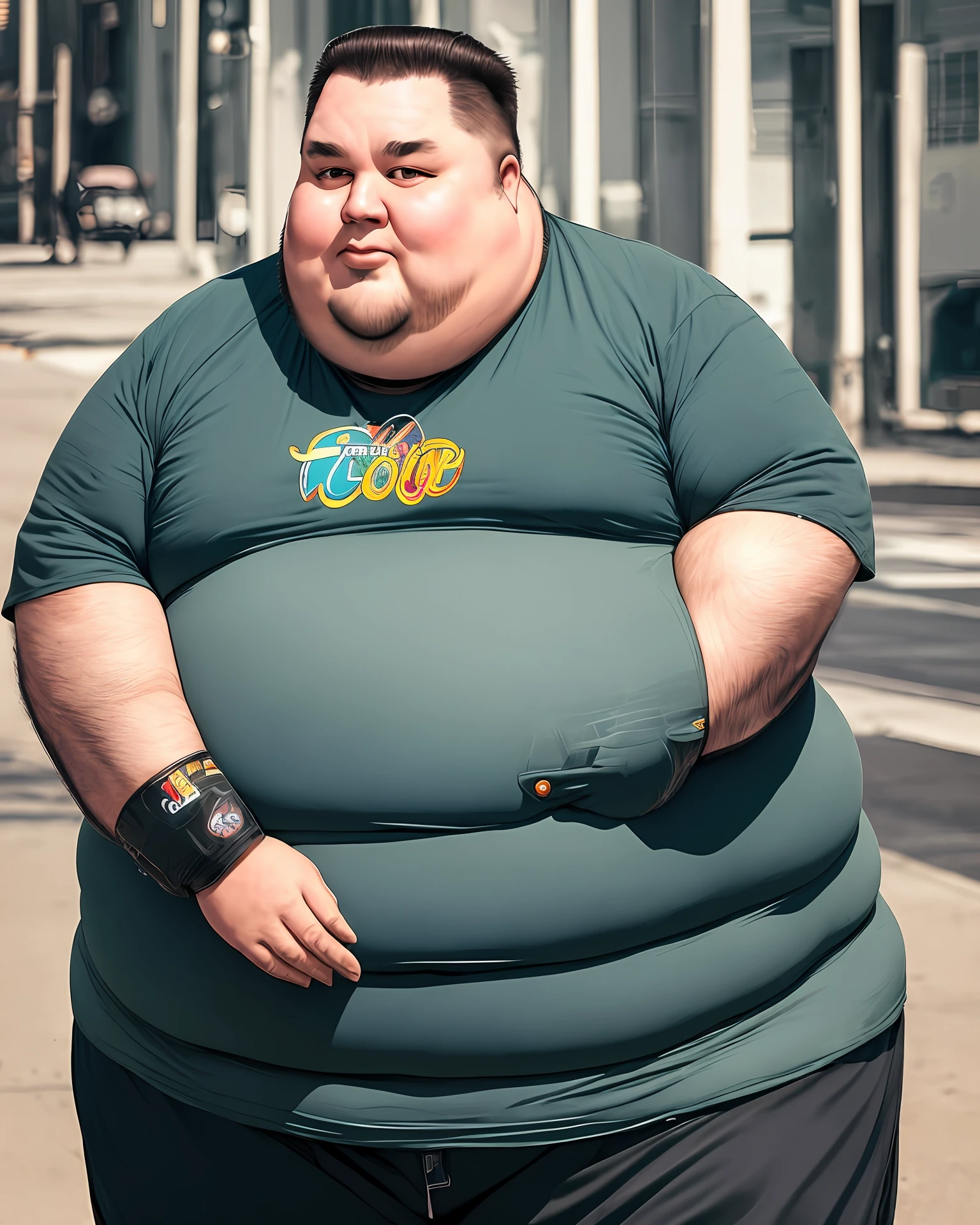 Cool fat man