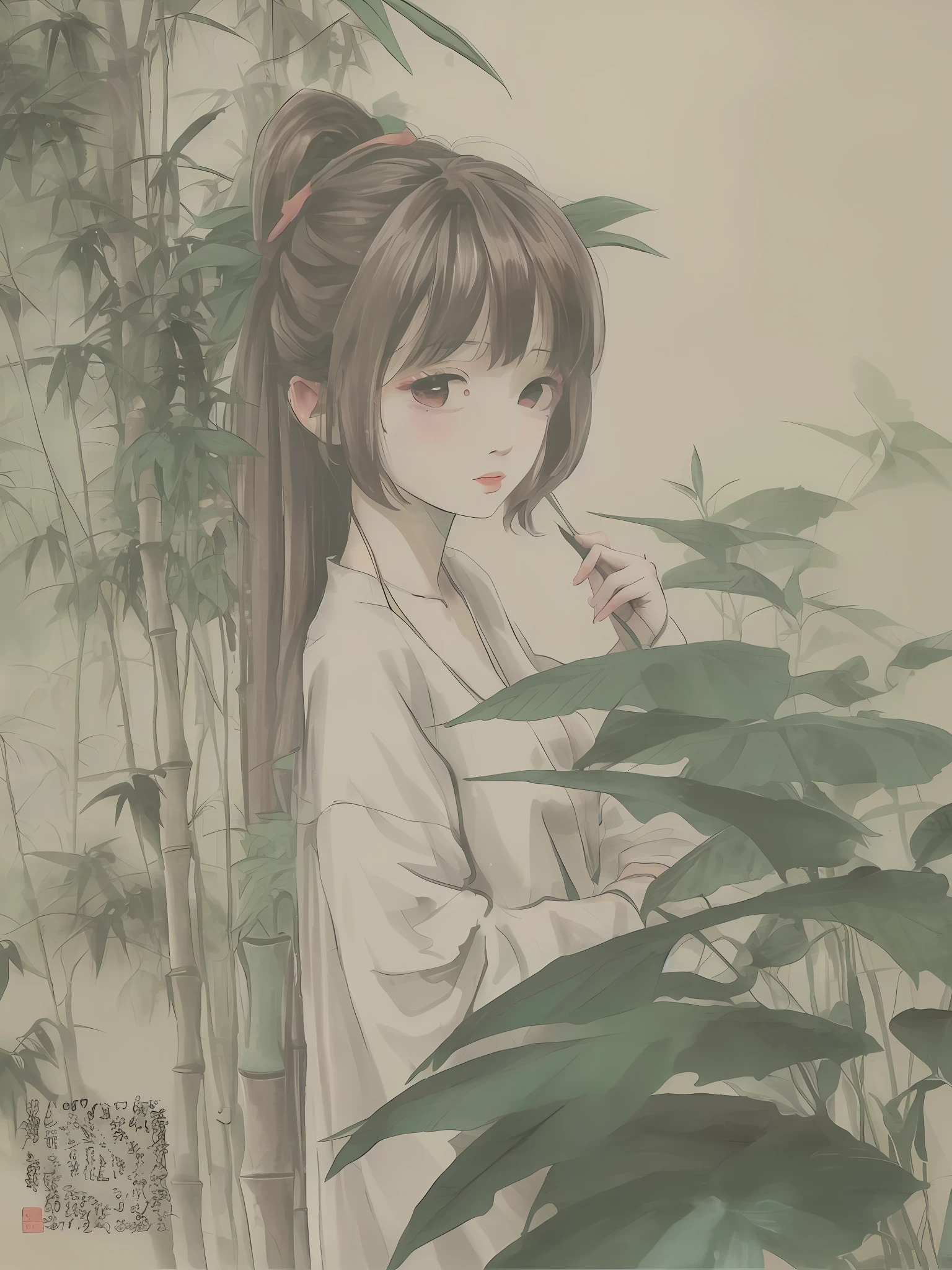 There is one in the bamboo forest to hold