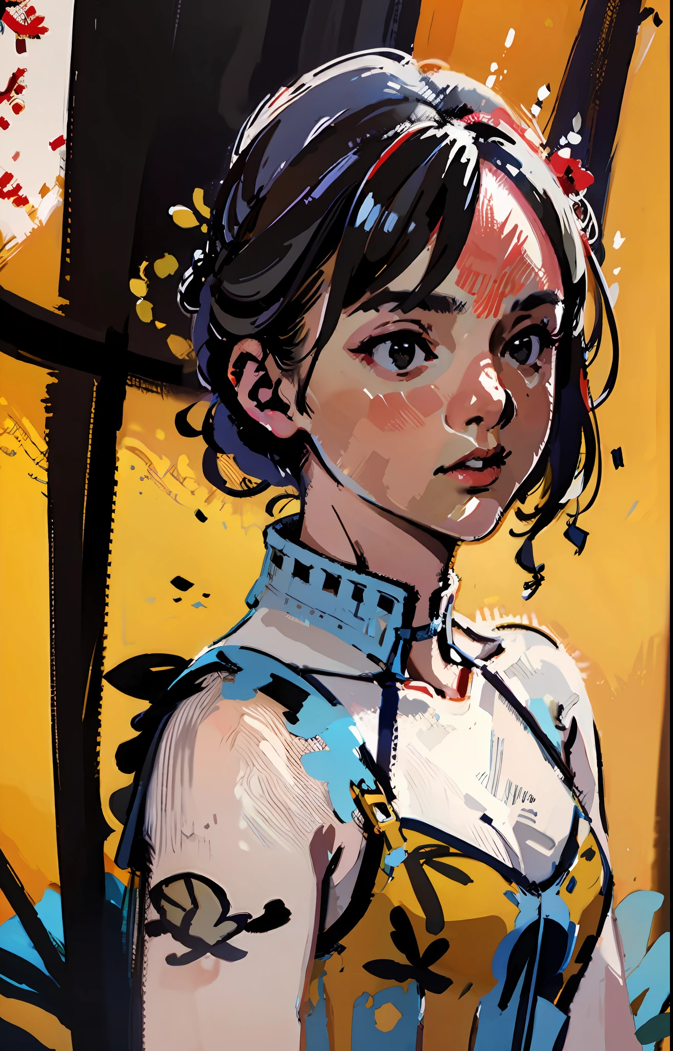 (masterpiece, best quality:1.2),1girl,
 girl,
microdisplacement,
action,
gray,
coral,
hair up,
spring,
maillot,
from behind,
on side, character concept art, portrait, very coherent, 4 k, detailed, trending on artstation, hd, realistic, bokeh, digital illustration by rossdraws, detailed, 4 k, amazing detail, digital