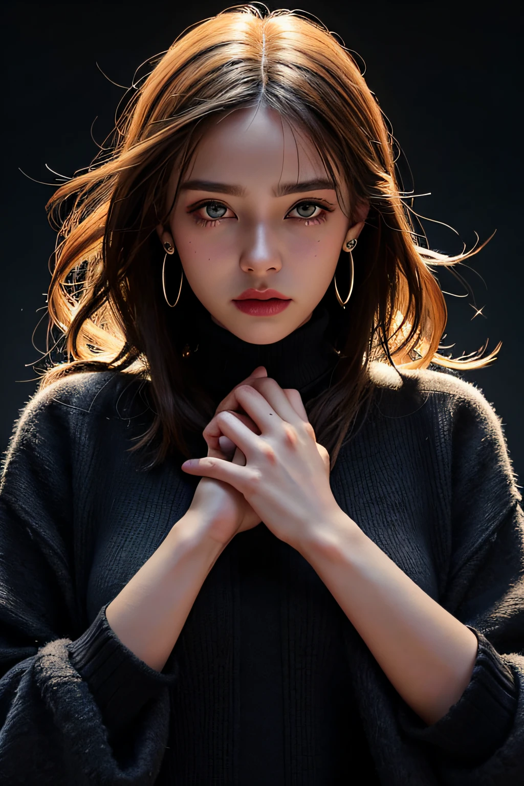photo of beautiful (n4t3mm:0.99), a woman as a movie star, turtleneck sweater, black jacket, (trousers), movie premiere gala, dark moody ambience (masterpiece:1.2) (photorealistic:1.2) (bokeh) (best quality) (detailed skin:1.2) (intricate details) (nighttime) (8k) (HDR) (cinematic lighting) (sharp focus), (looking at the camera:1.1), ((closeup portrait:1.2)), (earrings), colorful outfit
Negative prompt: easynegative,ng_deepnegative_v1_75t,(worst quality:2),(low quality:2),(normal quality:2),lowres,bad anatomy,bad hands,normal quality,((monochrome)),((grayscale)),((watermark)),
Steps: 28, Eta: 0.2, ENSD: 31337, Size: 512x768, Seed: 3402257839, Model: XXMix_biracial_3.4fp16, Version: v1.2.1, Sampler: DPM++ SDE Karras, CFG scale: 6, Clip skip: 2, Model hash: 18ed2b6c48, Hires steps: 15, Hires upscale: 2, Hires upscaler: 4x-UltraSharp, Denoising strength: 0.35