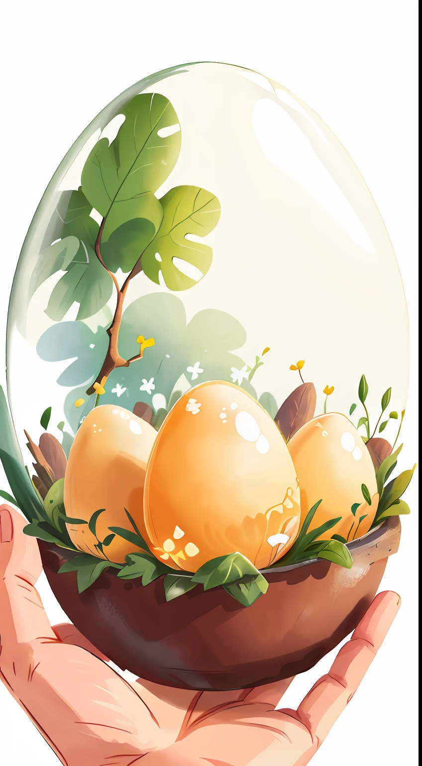 single egg, perfect quality, clear focus (clutter - home: 0.8), (masterpiece: 1.2) (realistic: 1.2) (bokeh) (best quality) (detailed skin: 1.3) (complex details) (8K) (sharp focus), clean background, white background, long view composition, 85MM SHOT