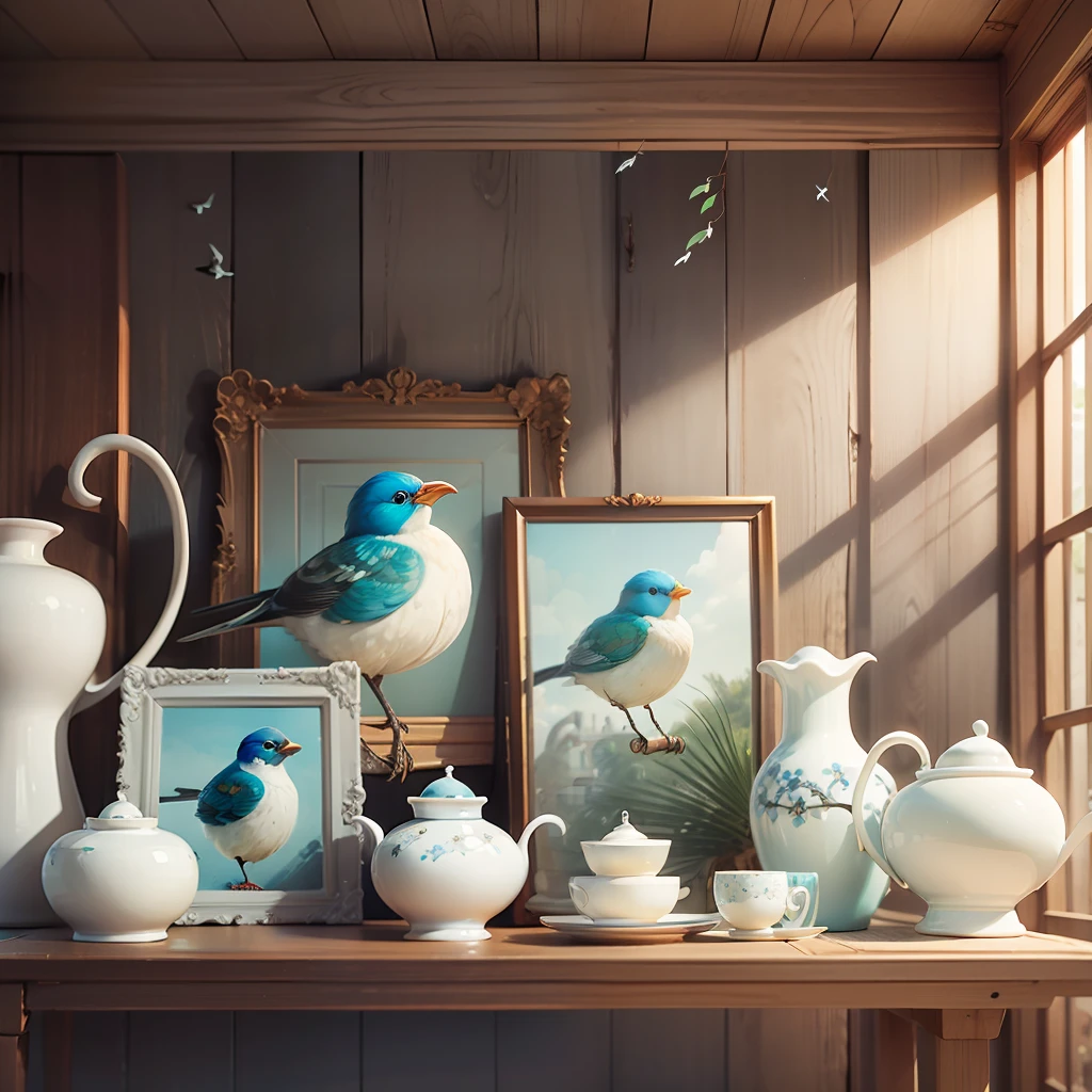 porcelain bird item decor --auto --s2