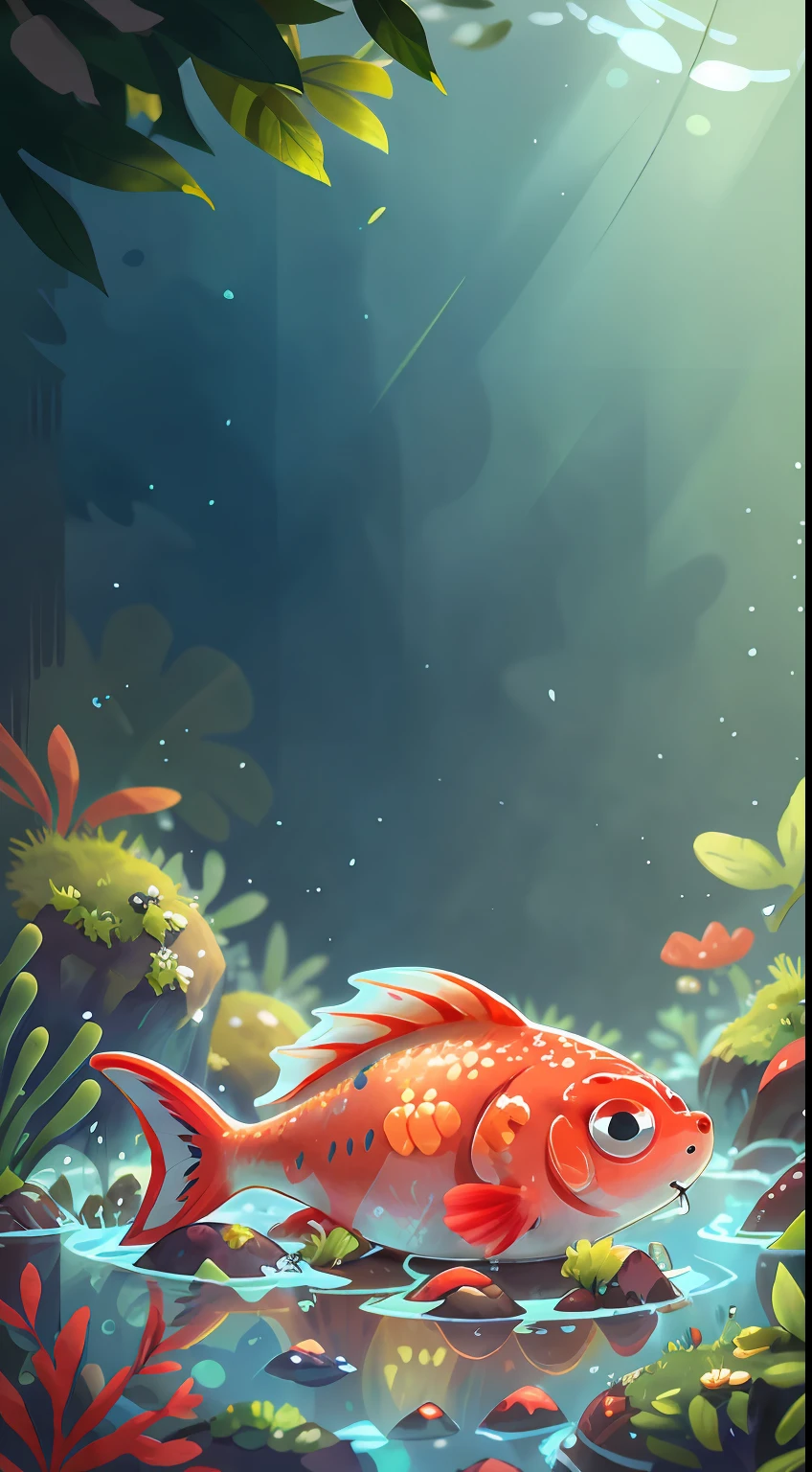 1fish under water, perfect quality, clear focus (clutter - home: 0.8), (masterpiece: 1.2) (realistic: 1.2) (bokeh) (best quality) (detailed skin: 1.3) (complex details) (8K) (sharp focus), clean background, white background, long view composition, 85MM SHOT