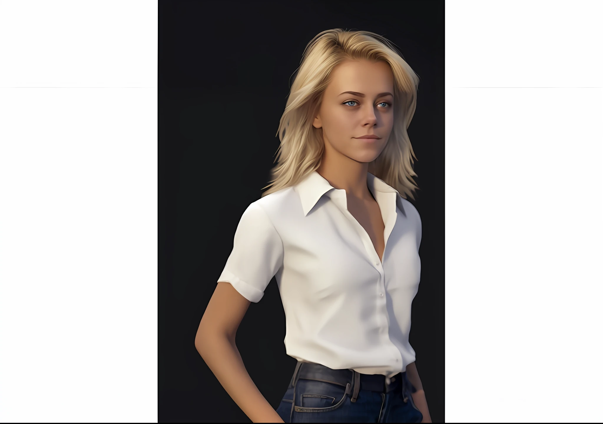 blond hair