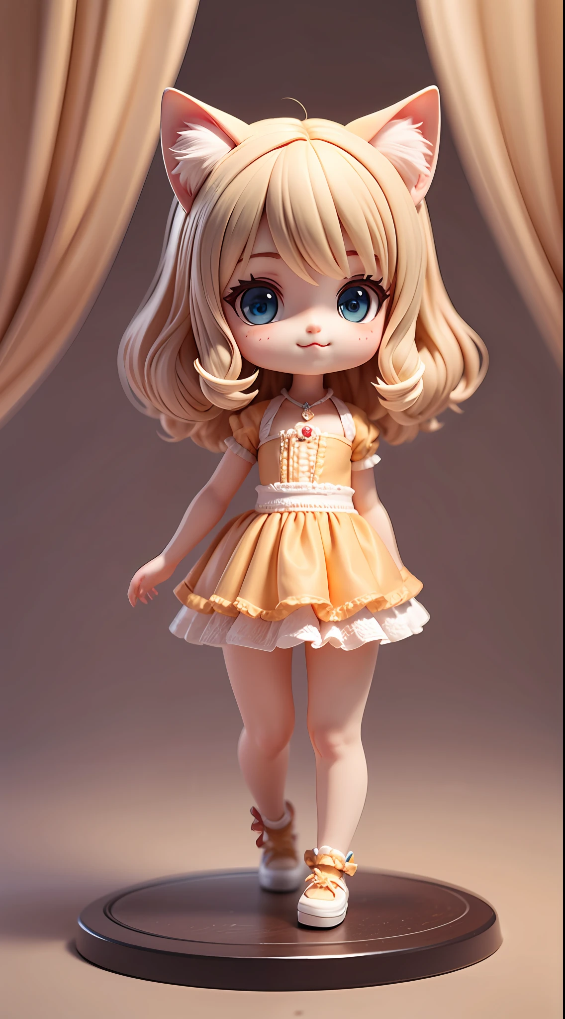 baby cats， shaggy， fluffly， softness （（best qualtiy））， （（tmasterpiece））， （ extremedetailed， highest details， offcial art， Beauty and aesthetics：1.2）， depth of fields， Composition Full body， （tchibi）， ， （beautiful and detailed eye：1.3），（extremely happy：1）