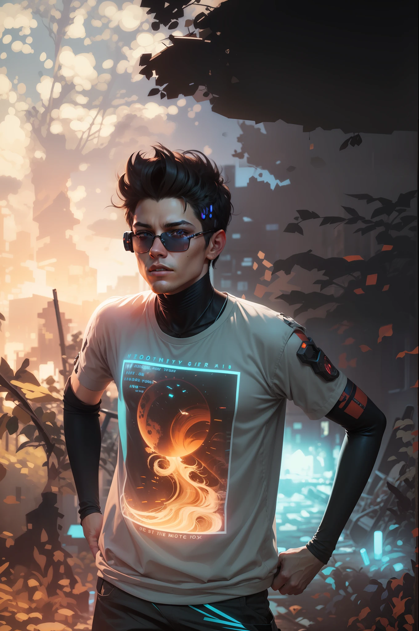cyberpunk boyultra realistic