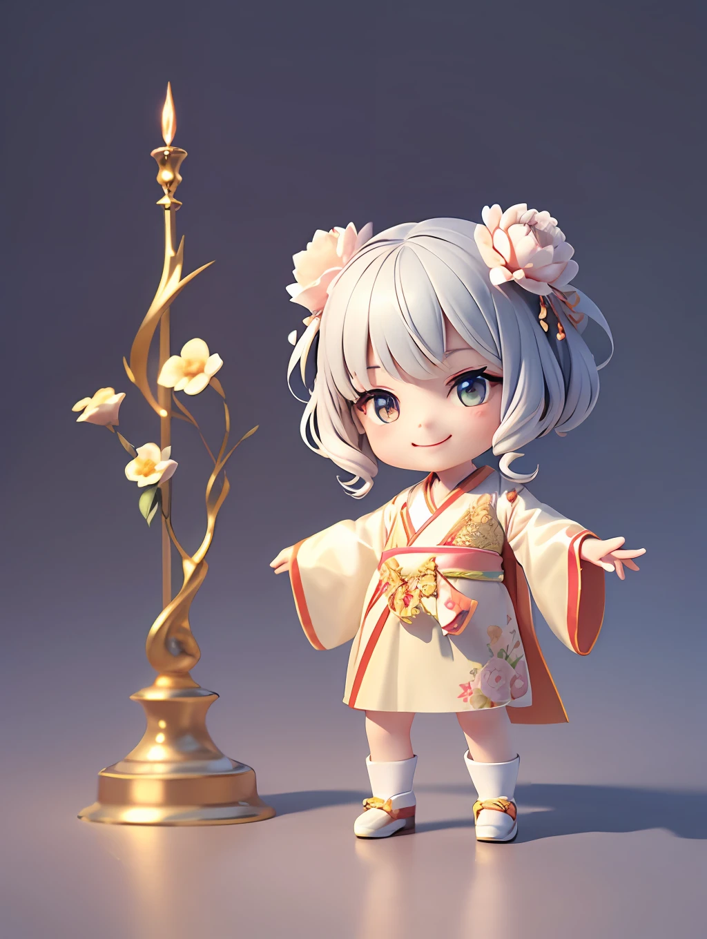 Cute little boy，Winter，narcissus，cinematic angle,( cute female child,anatomically correct,full body,Masterpiece camellia,Masterpiece Hanfu,smile),(illustration,paper art,a 3D render),(extremely colorful, Best quality, Detailed details, Masterpiece, offcial art, movie light effect, 4K, Chiaroscuro)