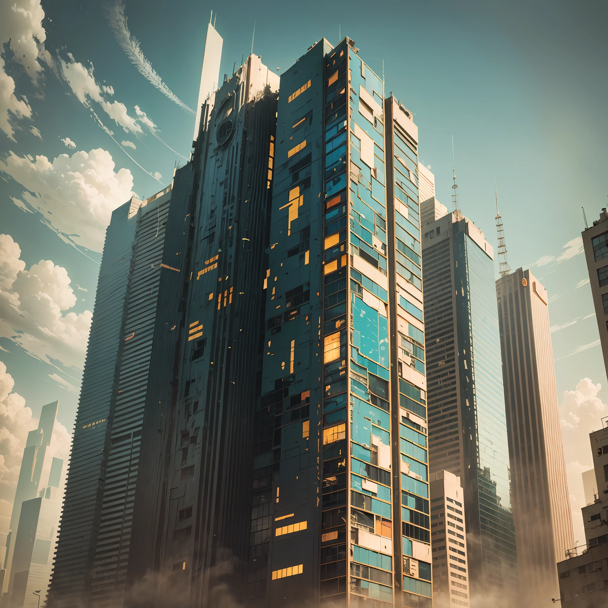 Anti-cyberpunk style architecture --auto --s2