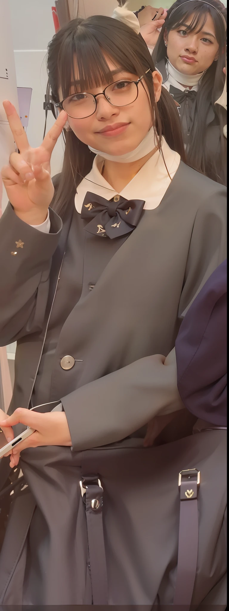 Woman in uniform holding mobile phone, ((wearing aristocrat robe)), wearing a black noble suit, JK Uniform, he is wearing a suit, taken in the early 2020s, wears a suit!, โจ๐๐, wearing collar, ๐ฐ ๐ โ ๐, profile image, formal clothes, tailcoat, Seifuku,swim wears,swim wears,swim wears