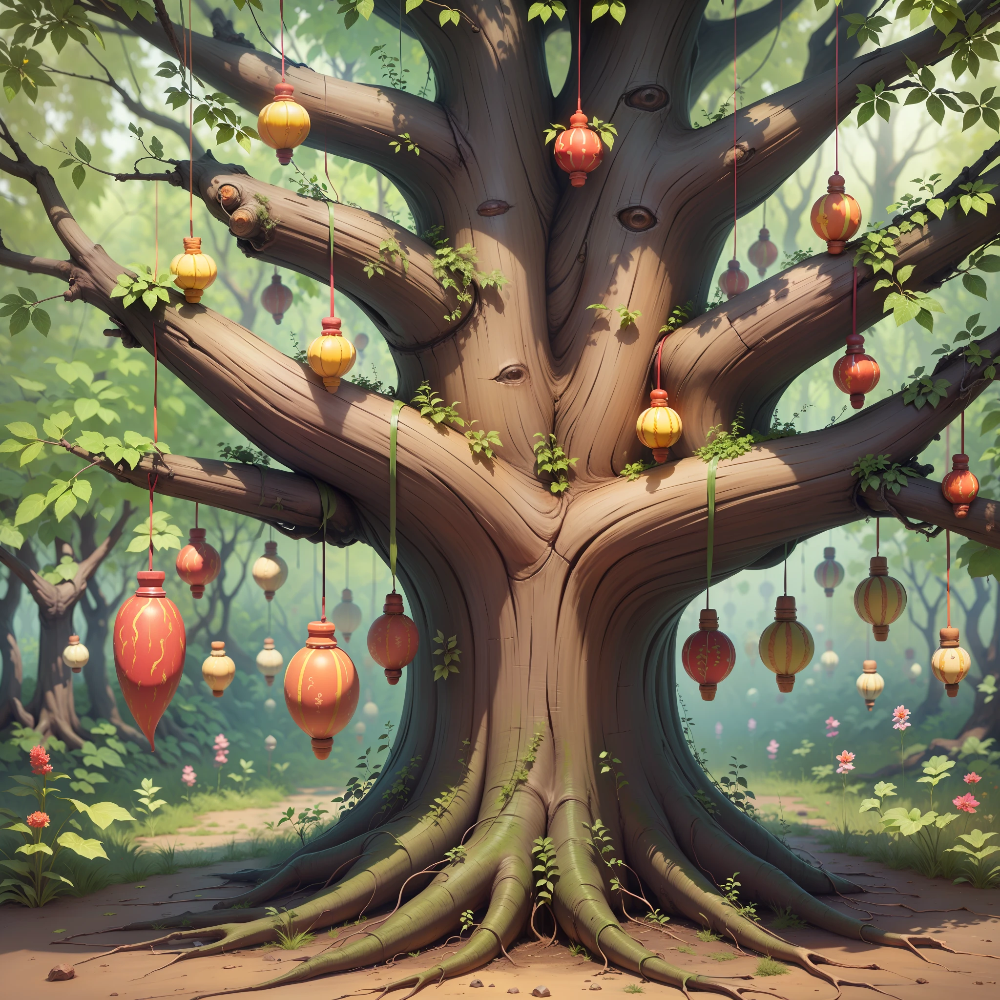 One of the top ten innate spiritual roots,Ginseng fruit tree with innate pentu spirit root!