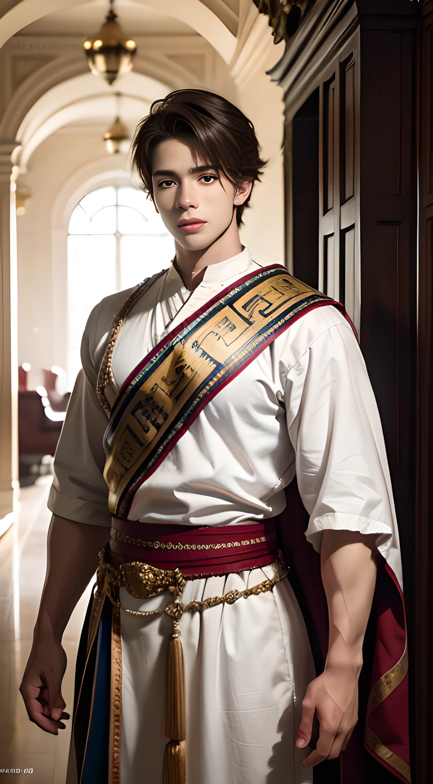 American handsome young man in his 20's,