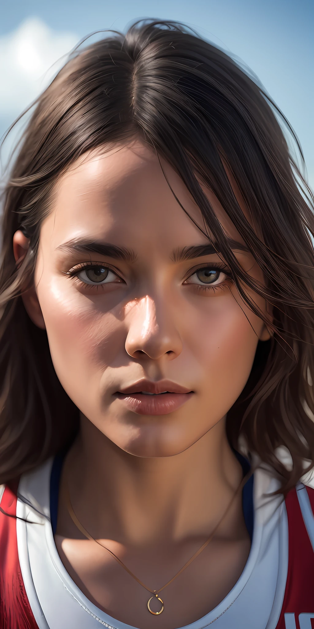 beautiful mature college girl, wearing basketball outfit, in basketball court, ((slim, petite)), photorealistic, photo, masterpiece, realistic, realism, photorealism, high contrast, photorealistic digital art trending on Artstation 8k HD high definition detailed realistic, detailed, skin texture, hyper detailed, realistic skin texture, armature, best quality, ultra high res, (photorealistic:1.4),, high resolution, detailed, raw photo, sharp re, by lee jeffries nikon d850 film stock photograph 4 kodak portra 400 camera f1.6 lens rich colors hyper realistic lifelike texture dramatic lighting unrealengine trending on artstation cinestill 800,