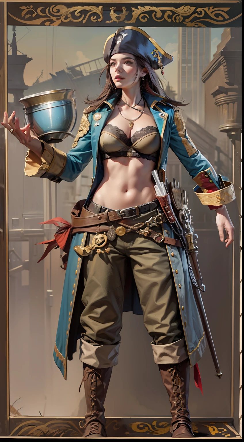 female Pirate captain