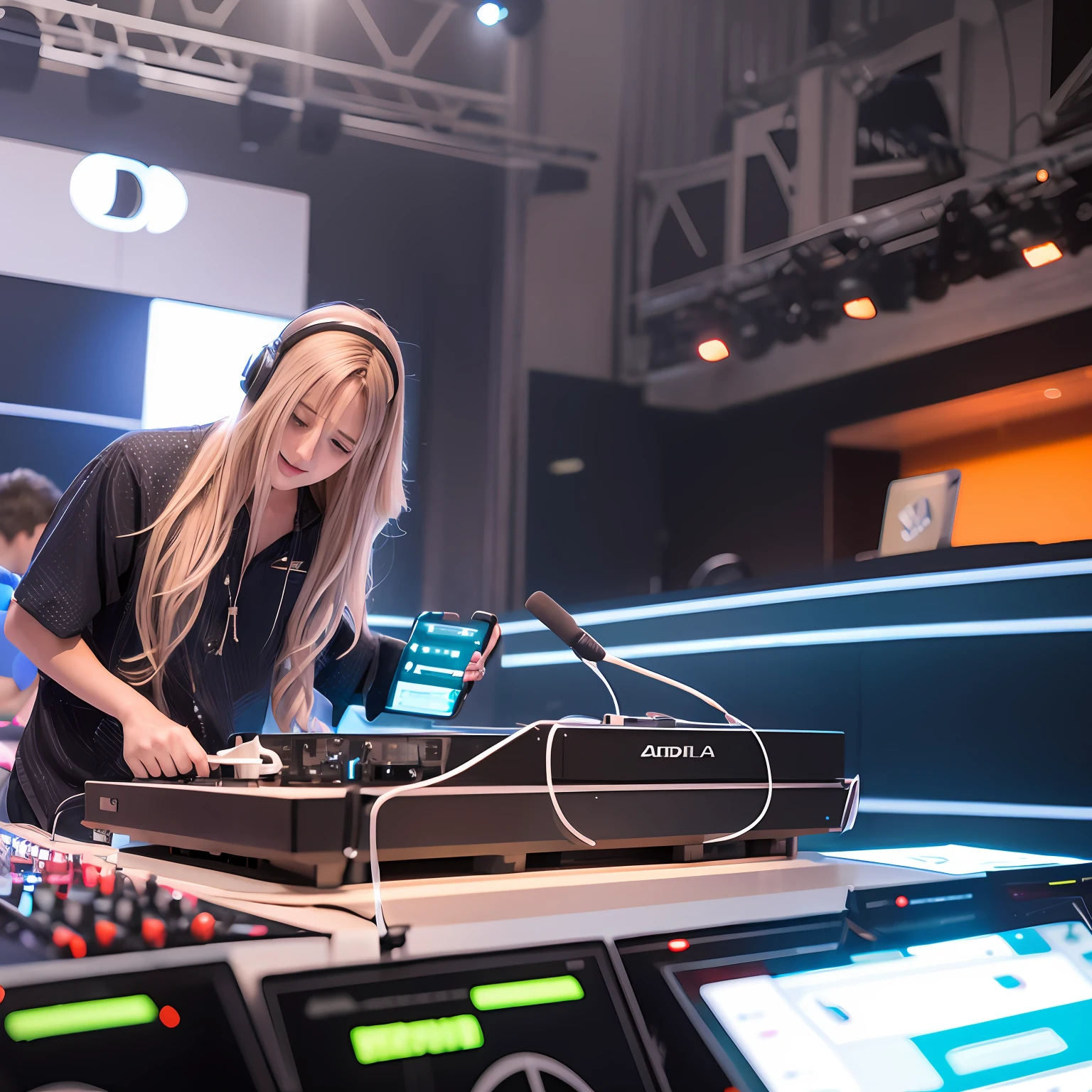 MAKE IMAGES OF PEOPLE BEING REALISTIC DJ --auto