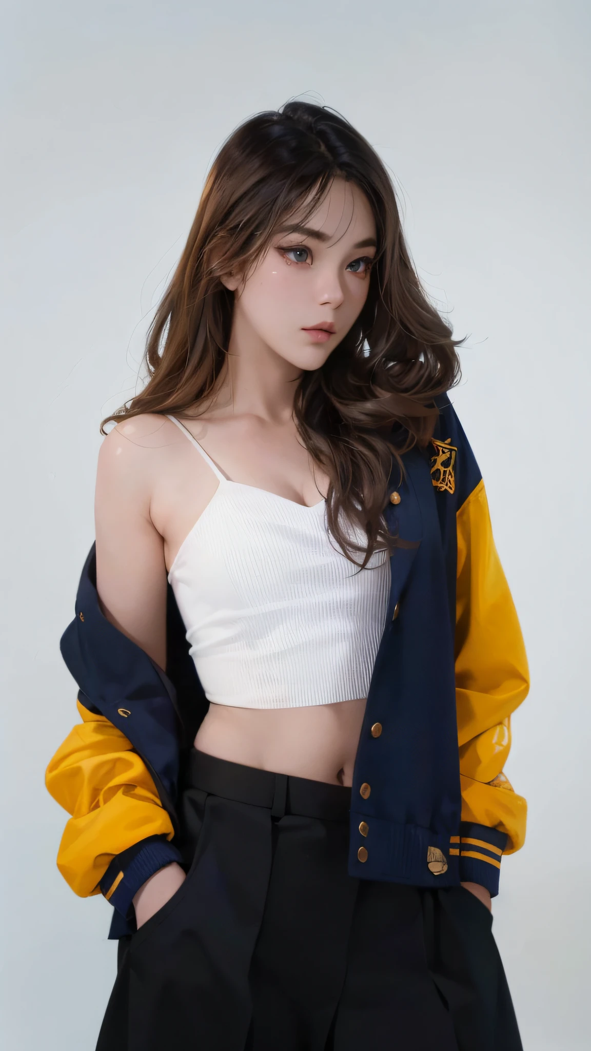 ulzzang-6500-v1.1,(raw photo:1.2), (photorealistic:1.4),Beautiful Meticulous Girl, very detailed eyes and faces, Beautiful detailed eyes, absurderes, unbelievable Ridiculous, hugefilesize, ultra - detailed, A high resolution, The is very detailed,best qualtiy,tmasterpiece,kemomimi,((Japanes girl' high school uniform)),illustratio,The is very detailed,CG,unified,8k 壁纸,Amazing Cleavage,finely detailled,tmasterpiece,best qualtiy,The is very detailed的 CG unified 8k 壁纸,light in face,cinmatic lighting, 1girl, ,pantyless,dynamicposes,Pantyhose,No underwear,There are