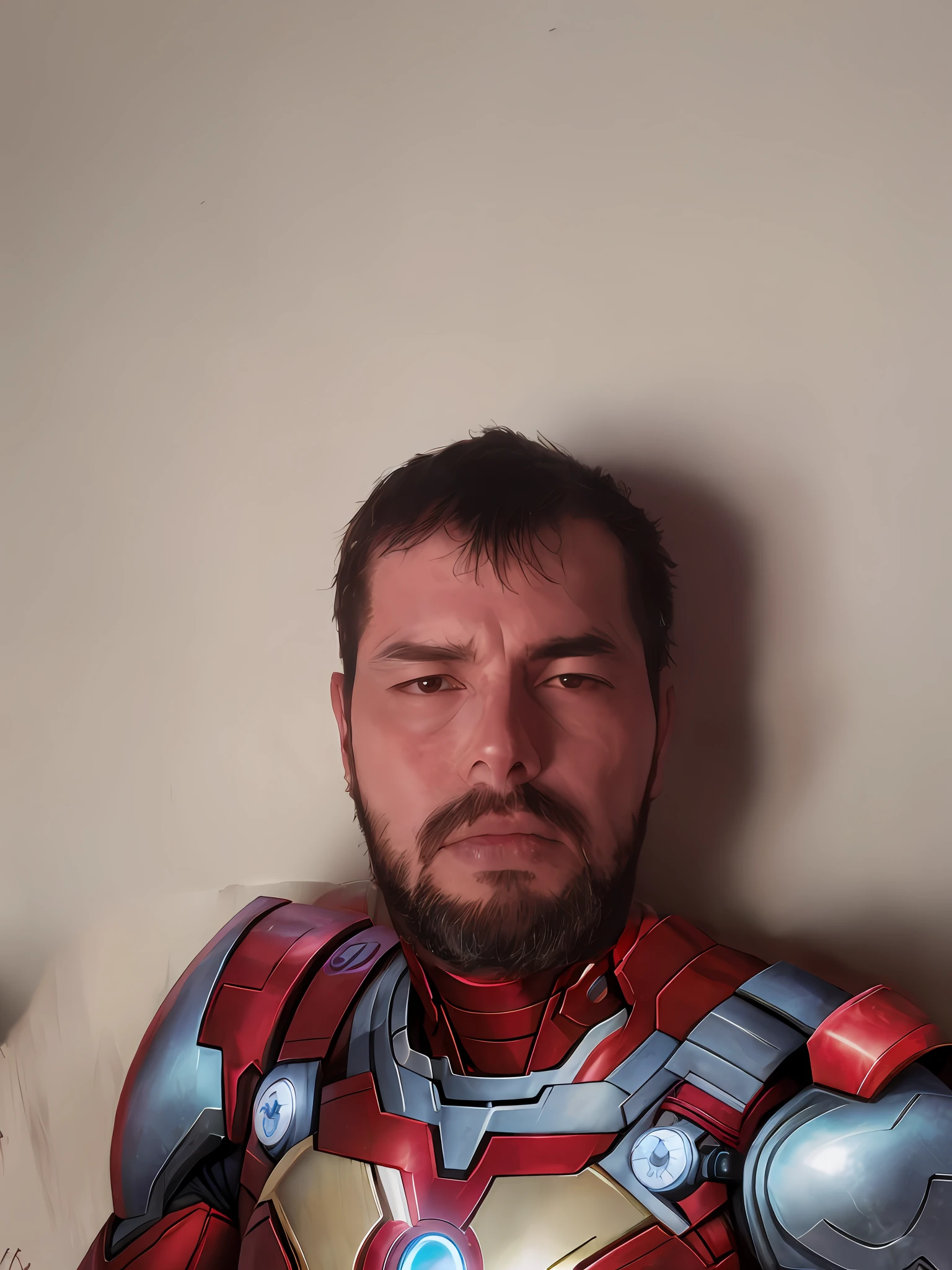 Armadura de iron Man , realista, obra maestra,4k