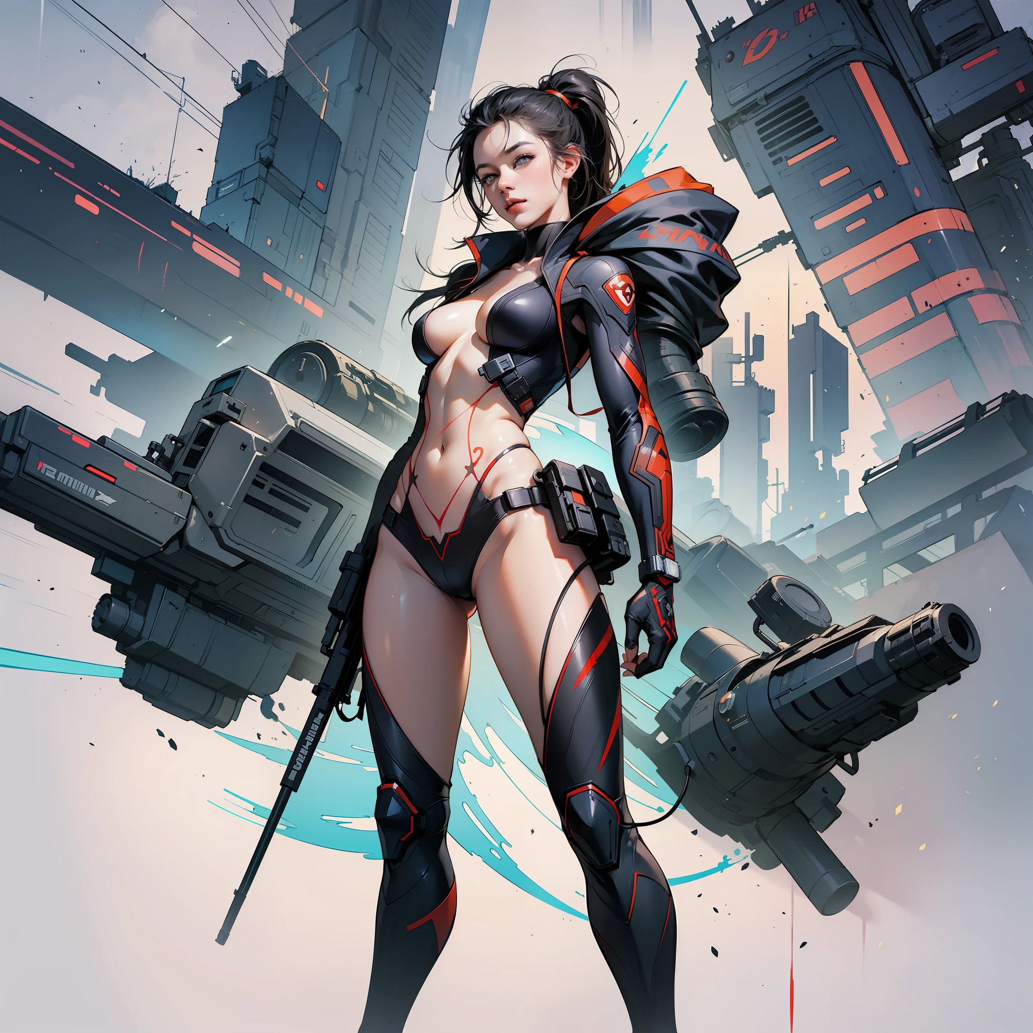 sticker of a artemis from dc comic, full body, Kim Jung gi, freedom, soul, digital illustration, comic style, cyberpunk, perfect anatomy, centered, approaching perfection, dynamic, highly detailed, watercolor painting, artstation, concept art, smooth, sharp focus, illustration, art by Carne Griffiths and Wadim Kashin ,