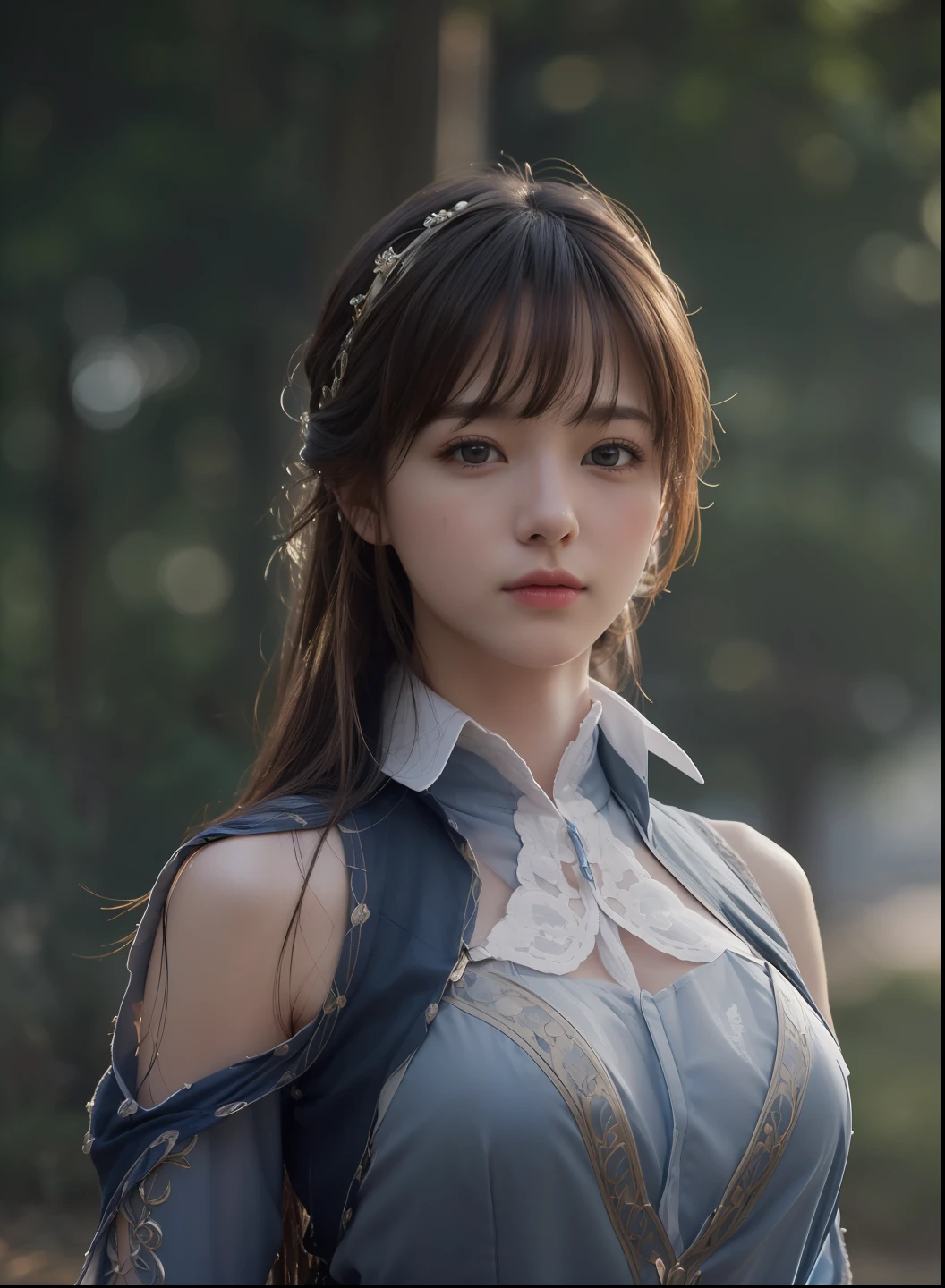 (nsfw:1.2), (masterpiece, best quality, extremely detailed 8k, ultra hd, ultra-detailed, highly detailed, highly realistic, ultra-realistic, photo realistic), (1girl:1.5), (detailed realistic skin), (realistic big breasts), slender abs, (closed mouth:1.4)
