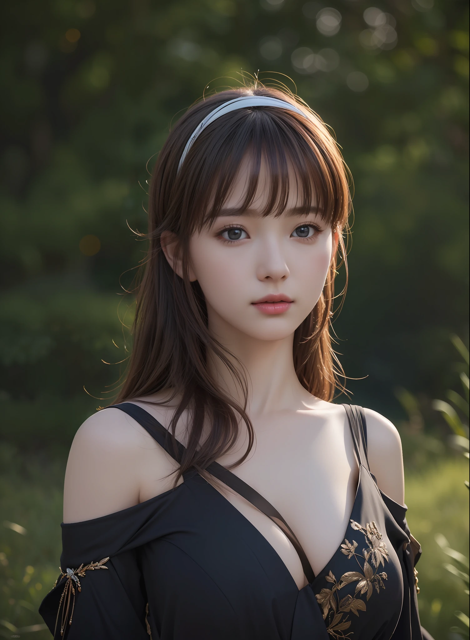 (nsfw:1.1), (masterpiece, best quality, extremely detailed 8k, ultra hd, ultra-detailed, highly detailed, highly realistic, ultra-realistic, photo realistic), (1girl:1.5), (detailed realistic skin), (realistic big breasts), slender abs, (closed mouth:1.4)