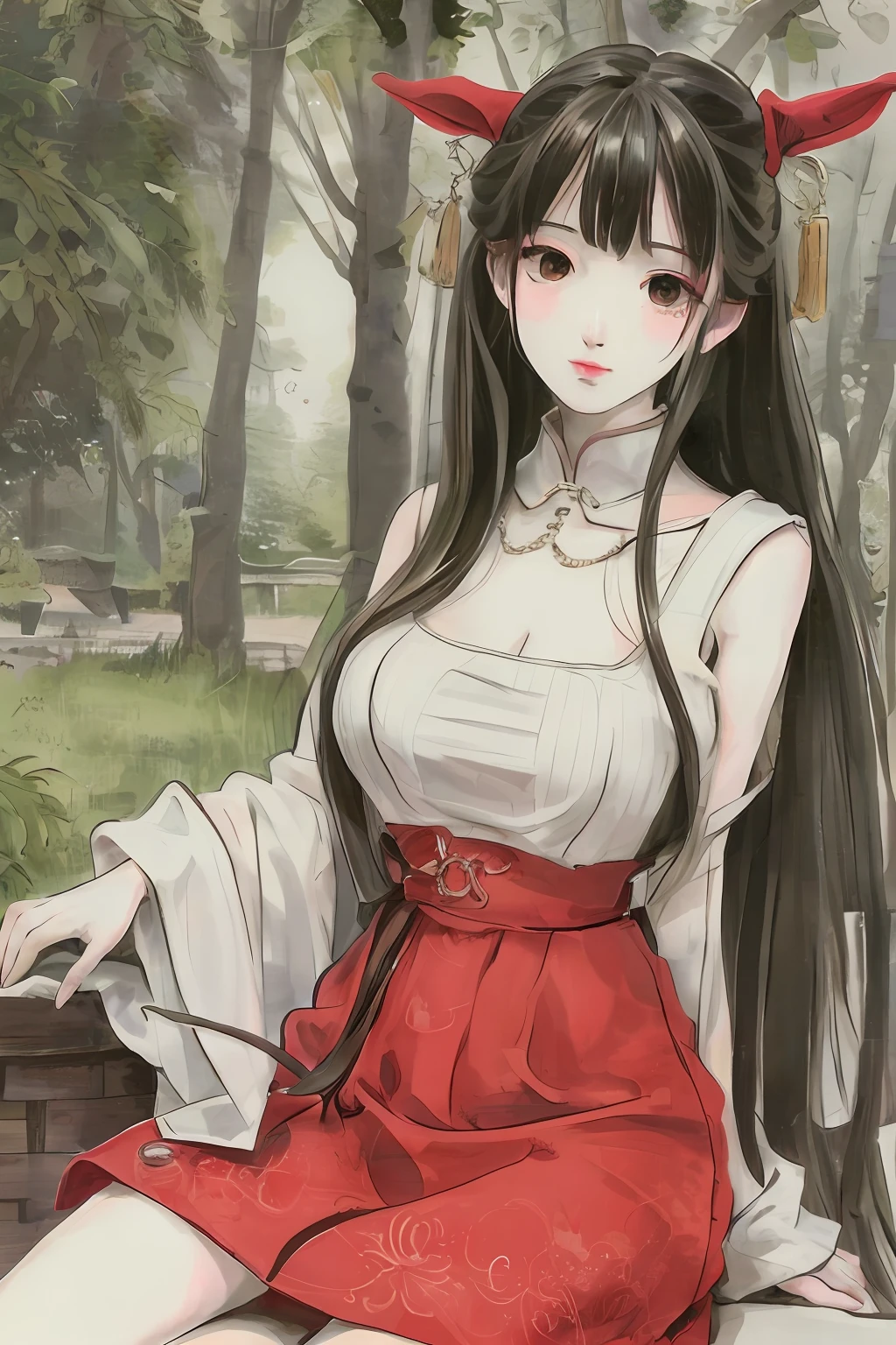 masterpiece, best quality, wuxia 1girl