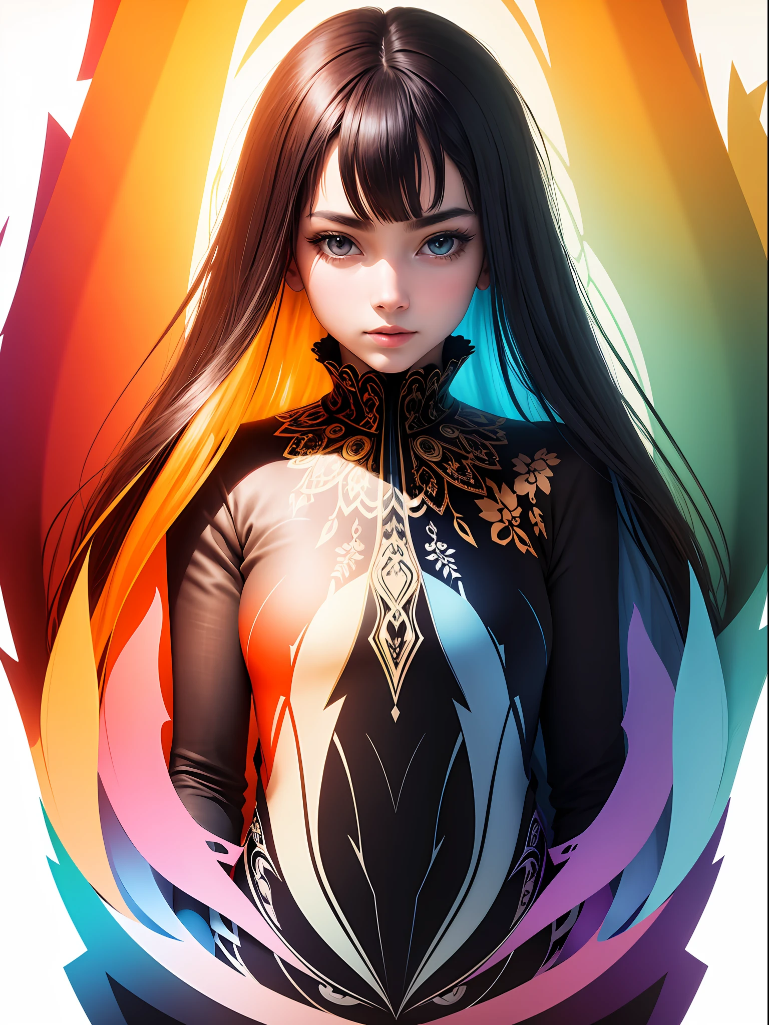 Design a poster,2.5D style,The picture is exquisite,Transparent texture,plethora of colors, --auto