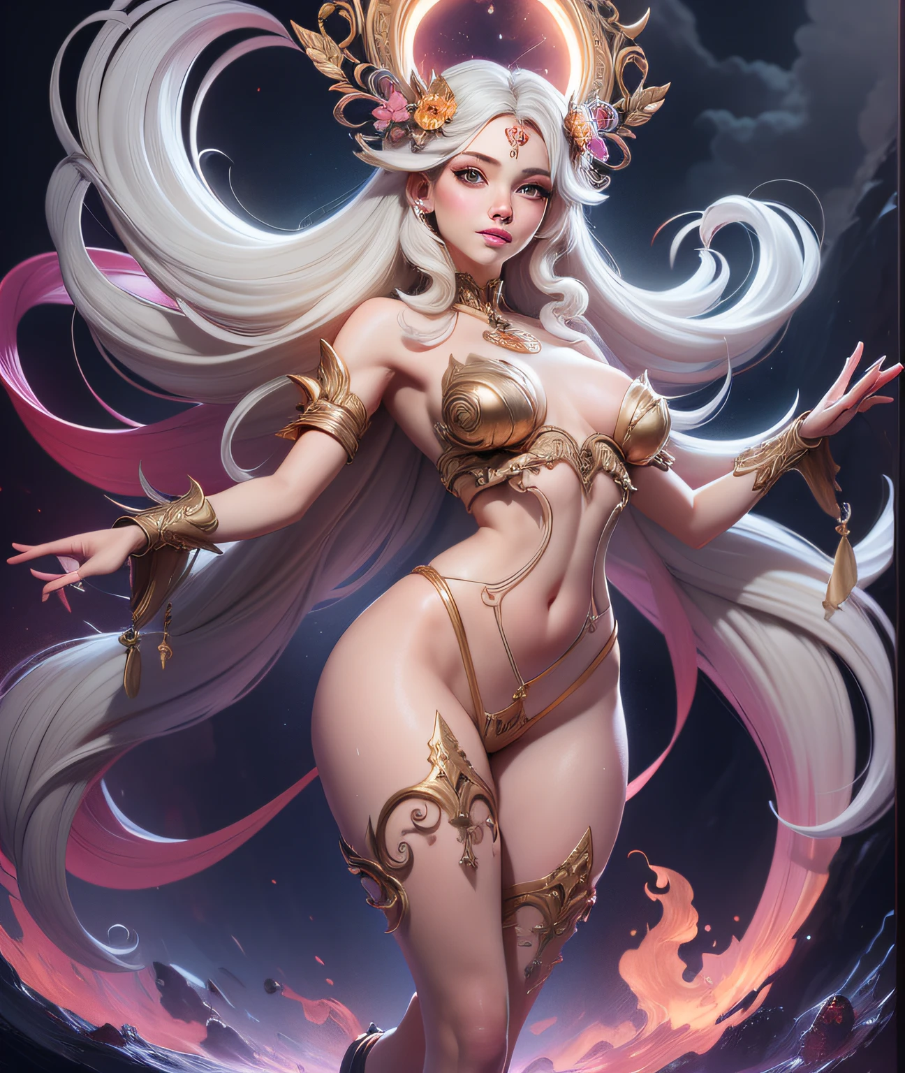 full body, masterpiece, best quality, (extremely detailed unity 8k CG wallpaper), (best quality), (best illustration), (best shadow), absurdities, realistic lighting, night, darkness, giant, Goddess, Ancient Goddess, Aphrodite, deity, glorious pose, night, moon, beautiful detailed brightness, luminous background glow,A masterpiece ultrarealistic ultra detailed full body portrait of a very beautiful Barbarian girl, massurrealism. medium shot, intricate, elegant, sexy, revealing, by stanley artgerm lau, wlop, rossdraws, james jean, andrei riabovitchev, marc simonetti, light by julie bell, ismail inceoglu, porcelain skin. global illuminatio,transparent clothes,open pants buttons showing pubic hair, perfect vaginal shape,small breasts, small breasts, peeping pink peeps,(masterpiece), floating vintage clock, exposed small breasts, visible pubic hair, view from below, floating antique clock, cloudy night sky storm, sunset red clouds storm cloudy, rough sea, psychedelic waves, skin and clothes wet with water, drops of water, floating bubbles, magical lights,face by tom bagshaw art station,, Moon Goddess, Full Length Figure, Contemptuous Gaze, Detailed Face, (Naked: 1.4), (See-Through Lingerie: 1.3),Transparent clothing, slight smile,Jean-Baptiste Monge style, bright, beautiful , splash, Glittering , cute and adorable, filigree, , rim lighting, lights, extremely , magic, surreal, fantasy, digital art, , wlop, artgerm,perfect female body close-up, full body, visible vaginal hair, pink pesones, transparent clothes,beautiful Caucasian girl closeup, dynamic moving body, digital art, splash, full body, Sakimichan art, oriental mandala tattoo, fractal background, silver and gold and bronze spirit,slight smile, seductive pose, visible pubic hair, full body, transparent clothes,magical transparent eyes, platinum hair and 3d fractals, colorful illustration, anime cartoon style, face of tom bagshaw art station, dreamy glow, golden, goddess maiden, flame, flowing female full body,