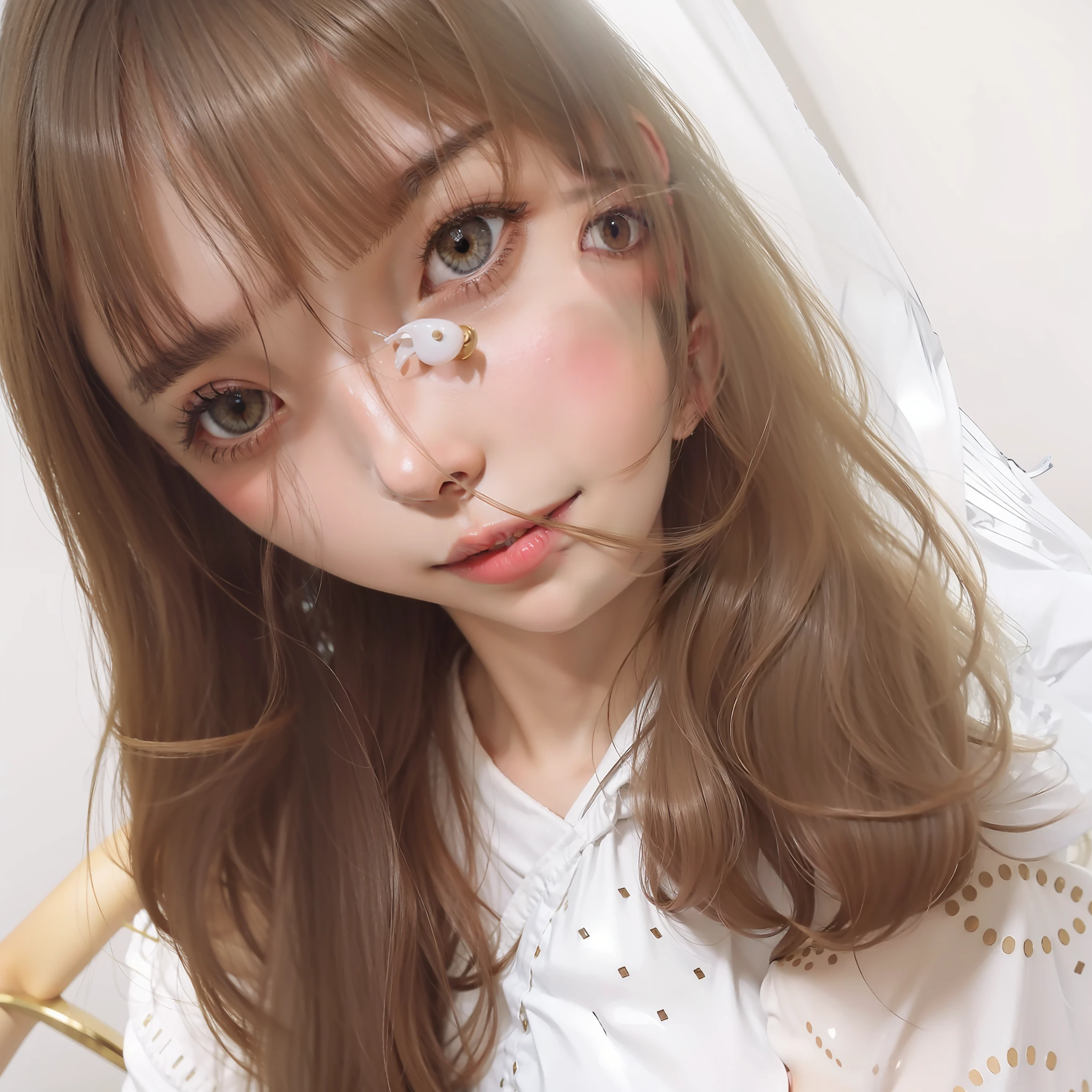 barechested、女の子1人、tits out