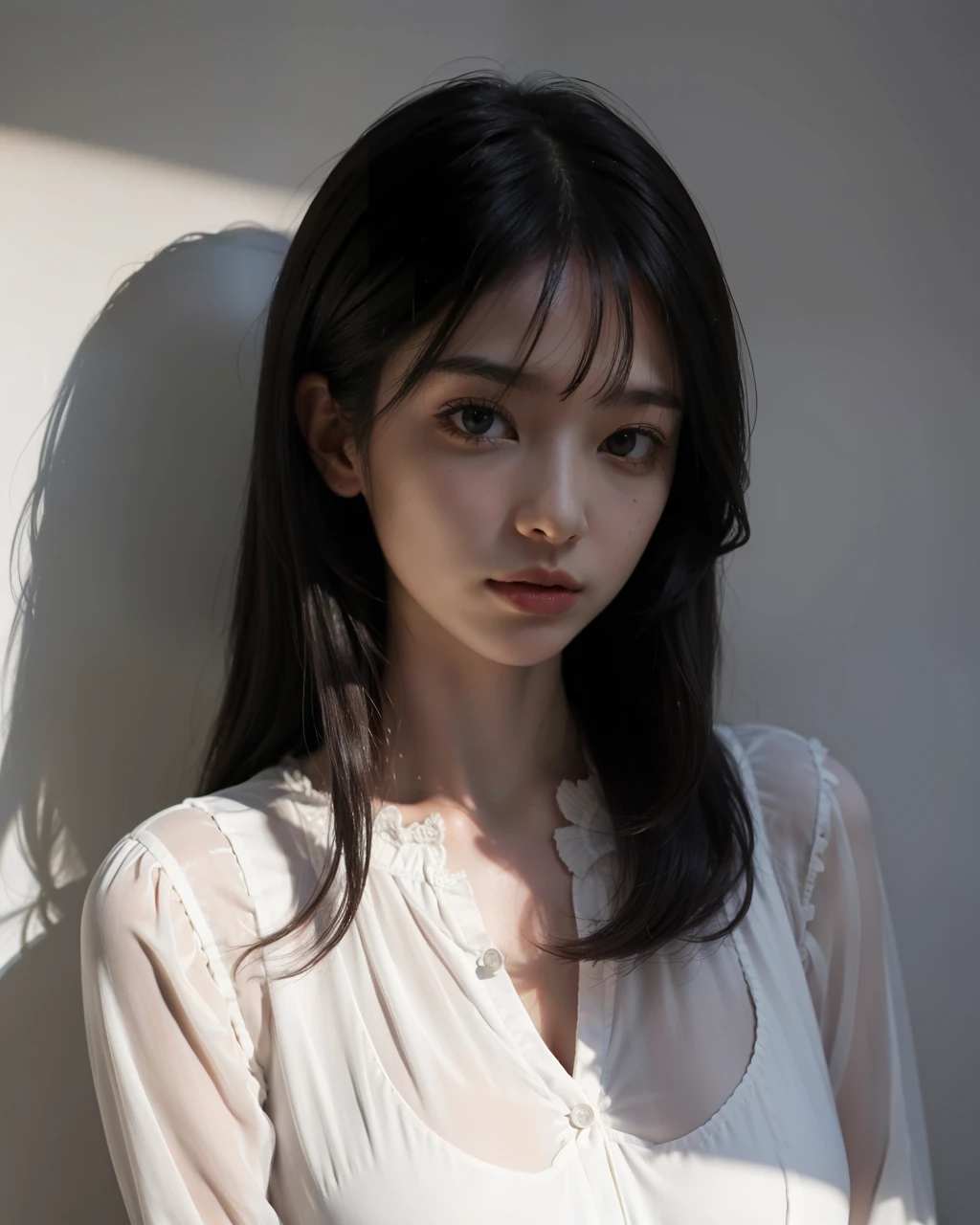 blouse、Light and shade、Longhaire