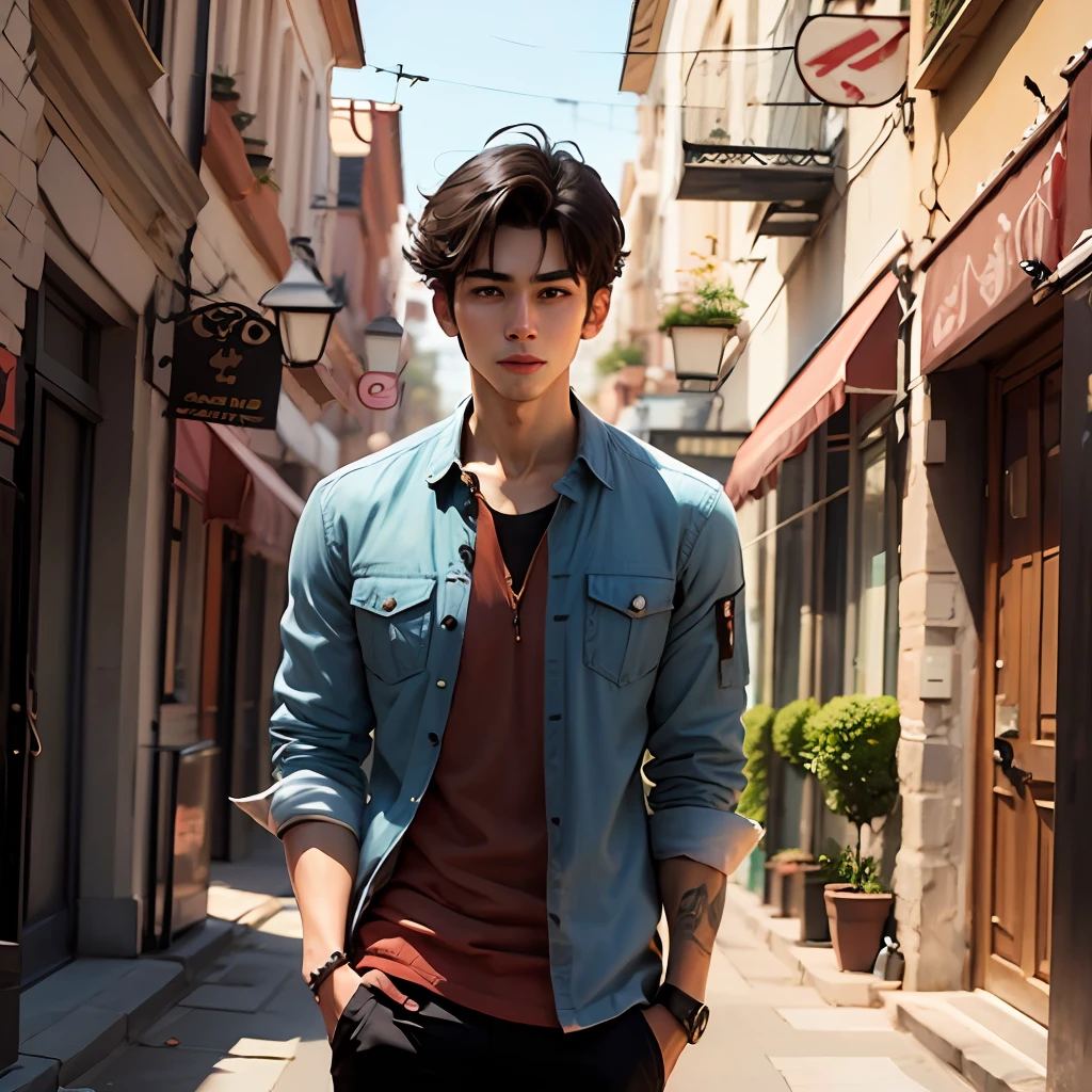 a handsome boy --auto --s2