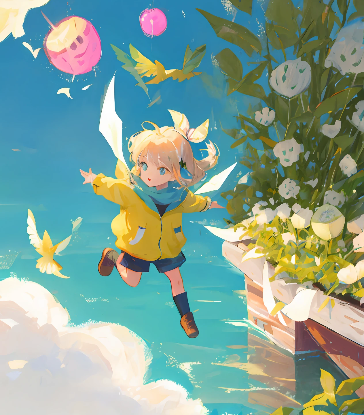 A flying turnip