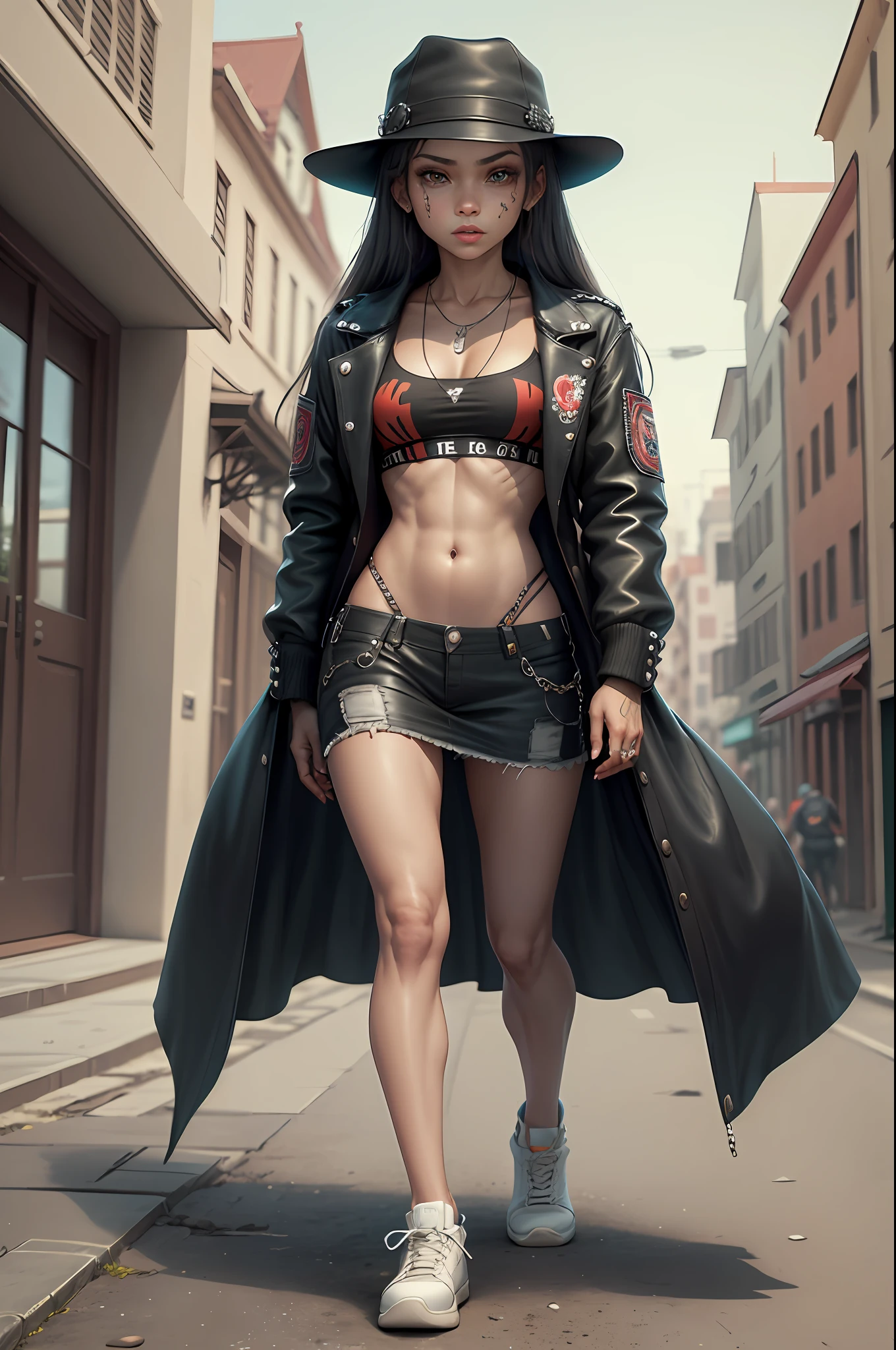 Humanoide com roupa gangster
