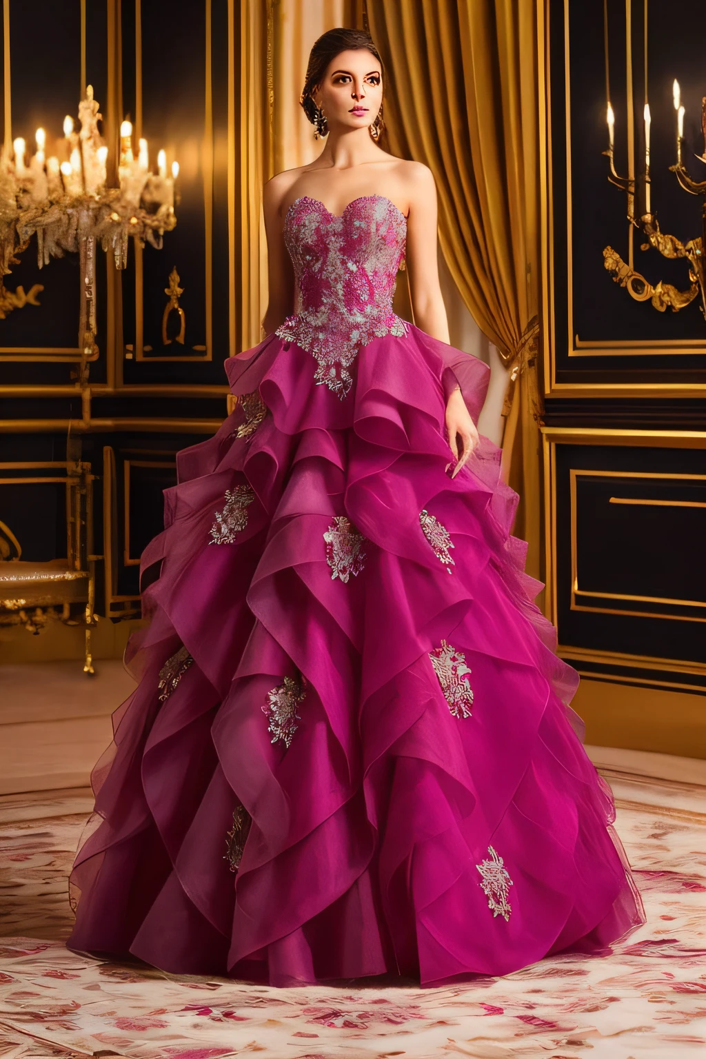18k O ESTILO ATEMPORAL NUNCA SAI MODA Vestidos de The Witcher. /imagine prompt: Para Thierry Mugler vestido de alta costura+ vestido completo+ alta moda+ Thierry Mugler Alta Costura+ Alta-costura francesa+ Alexander McQuuen Alta-Costura+ Vestido mar roxo Oscar de la Renta+ Oscar de la Renta Vestido Completo+ classic dressed + vestido elegante+ fashion studio light+ vestido completo+ fotorrealista+ fotorrealismo + ray tracing + Motor Unreal 5 + ultra detalhado, 8k, HDR, RH --V 4 +