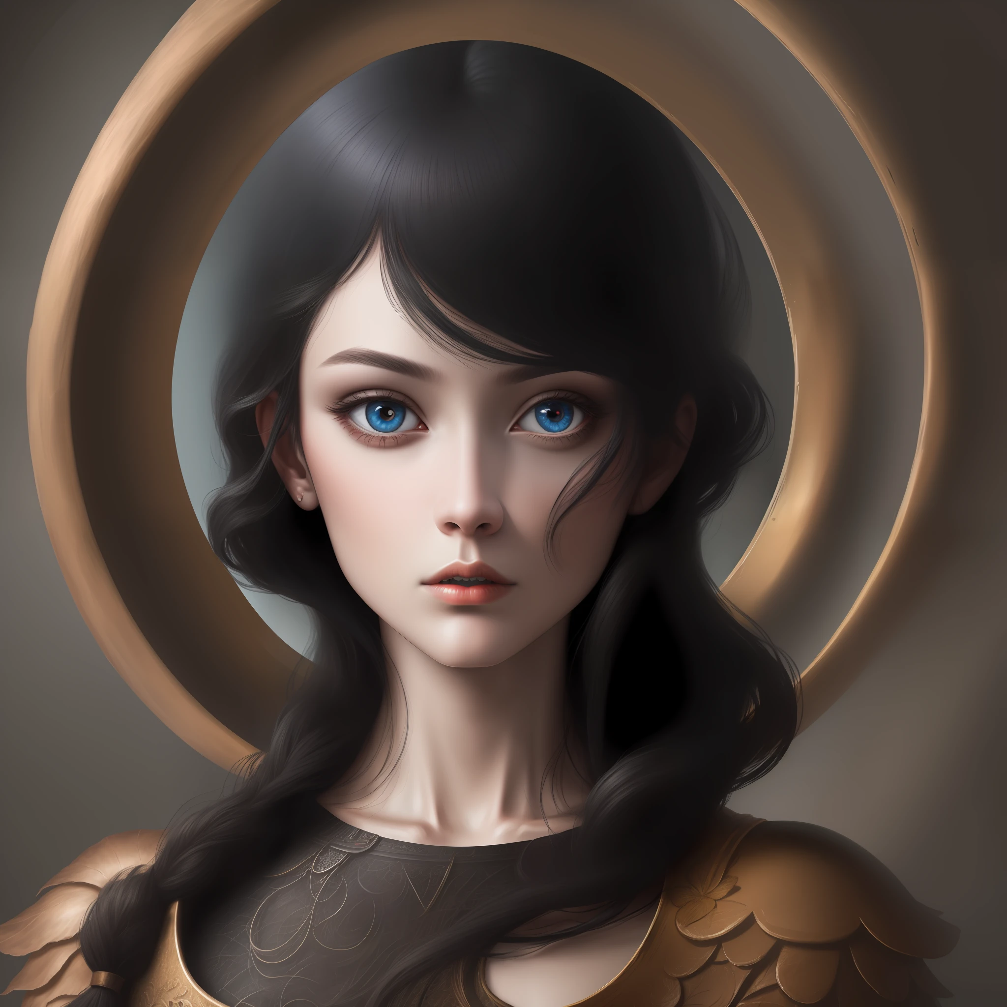 black hair, Surrealism, 8k, super detail