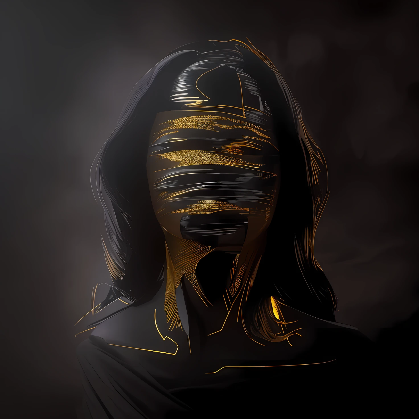 (tmasterpiece), (beatiful face), Insanely detailed photo of a black lion with golden eyes, (s face), in the style of bio-art, Crude metallicity, black & White craftsmanship, Golden African influence, clean color, a closeup of a, The woman, Stock Photo, tmasterpiece, beste-Qualit, hiquality, чрезвычайно детализированные обои CG unity 8k, Landscapes, award-winning photo,