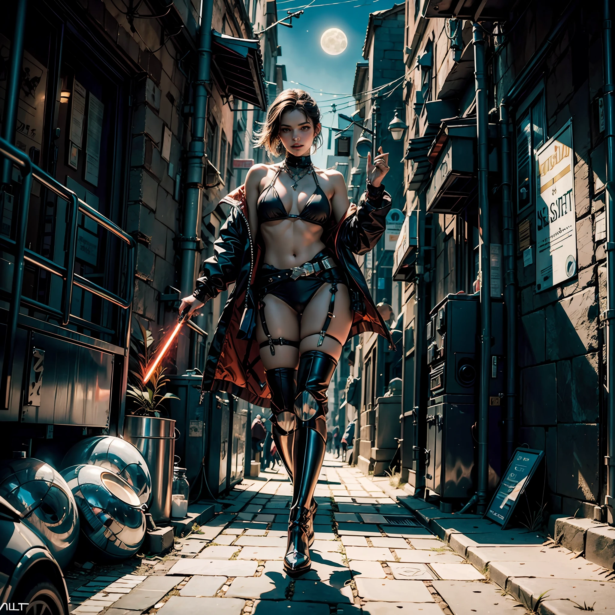 darkness night outdoor Moon luminescence Bike MotoCycle Fire-follet dazzling Xwing "Star-Wars" BattleShip Futuriste Scene Ark "Heavy Metal" Diplomatic Queen 6PO sundrop conceptual glamour pure female 44years key athletic slow walking "Princesse Laia" Cosplay "Daisy Ridley" Baroque "Nathalie Portman" symmetrical fullbody athletic Goddess face cheekbones effects rougeoiment embarrassed:1.5 saturated:1.5 hairstyles agate ecstatic lazuli goute entre beaux:1.5 yeux:1.5 dark brown pupils black irises turquoise sapphires mouth open teeth obvious smiles fringes:1.5 clavicles jacket floating jacket fixed shoulders:Open cape levitating jaket opals white shirt papillotes leathers bikini various breasts pointed:1.37 satin skirt:1.5 soies assorties lace corsait gothic zip tin navy thick amples spinelles nombril:1.5 Size chastity belt:1.5 silver adorned padlock Gold scarlet pubis-hairy obvious indigo garter underwear snap thighs legs boots gothic decorated onyx ruby invokes:1.37 delicate Toys CGSCOSITY robots sunLight ultra:1.5 pro-photorealistic:1.5 optimal:1.5 qualities:1.5 accurate:1.5 details:1.5 max:1.5 resolution:1.5 colors-coded:1.5 perfection:1.5 improved:1.5 graduated:1.5 Octane_rendered:1.5 UHD XT3 16K DSLR HDR UnrealEngine5 volumetric:1.5 Shadows 3dcg Analog ultra_Sharpness:1.5 Android Mecha Robot (EOS R6 135mm 1/1250s f/2.8 ISO400) C3PO fullbodye "Darth Vador" Mechanized adaptable gadjet Carbonites rune mannequins "Bruce Weber" girls tattoo fully dressed armor chrome Mandalorian heavy metallic flat bands fathoms brass richly decorated:1.37 embroidered glyphs ornate lava weapon plasma Tourmaline silver engravings lava incandescent DeathStar_TorusShip:1.5 inox xwing-fire-shoot-laser depthfield:1.5 background:1.5 equirectangular 360 chef-d' Alessandro Casagrande Michelangelo nsfw etc.