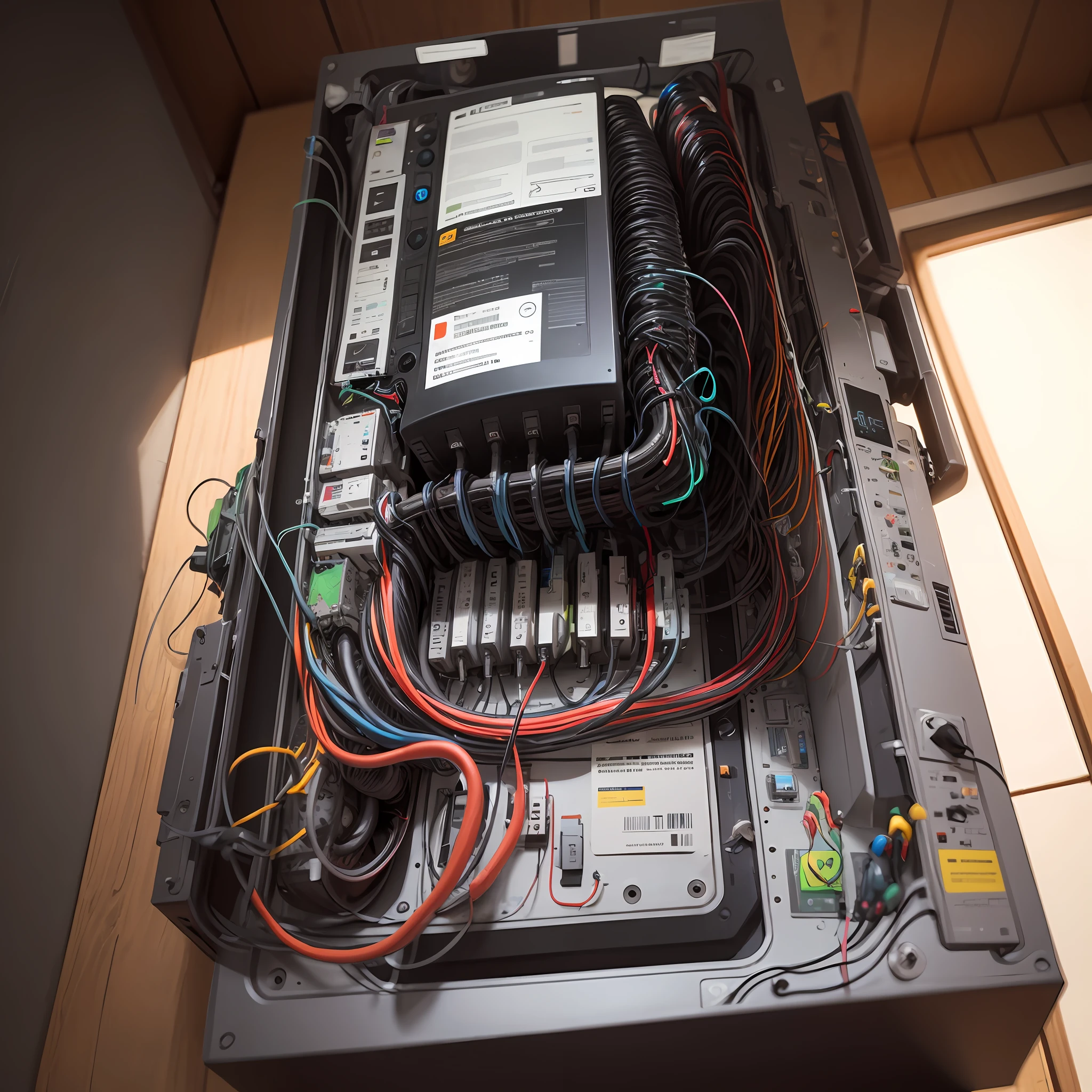 Create a complete electrical system(detalhado) (melhor qualidade) --auto