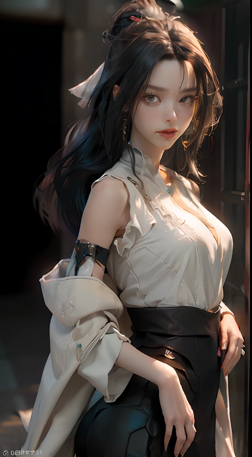 ((beste-Qualit)), ((tmasterpiece)), (detailing: 1.4), 3d, The image of a beautiful cyberpunk woman, (((Angry))) HDR (High Dynamic Range), ray traced, NVIDIA RTX, extra high resolution, Unreal 5, Underground scattering, PBR-текстурирование, postprocessed, Anisotropic filtering, Depth of field, Maximum Clarity and Clarity, Multi-layer Textures, Albedo and specular maps, Surface shading, Accurate Light-Material Interaction Simulation, Perfectly proportioned, Octane rendering, duotone lighting, Wide aperture, Low ISO, White balance, the rule of thirds, 8K RAW,