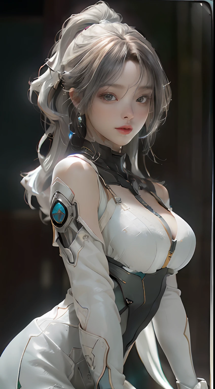 ((beste-Qualit)), ((tmasterpiece)), (detailing: 1.4), 3d, The image of a beautiful cyberpunk woman, (((laughting, lilt))) HDR (High Dynamic Range), ray traced, NVIDIA RTX, extra high resolution, Unreal 5, Underground scattering, PBR-текстурирование, postprocessed, Anisotropic filtering, Depth of field, Maximum Clarity and Clarity, Multi-layer Textures, Albedo and specular maps, Surface shading, Accurate Light-Material Interaction Simulation, Perfectly proportioned, Octane rendering, duotone lighting, Wide aperture, Low ISO, White balance, the rule of thirds, 8K RAW,