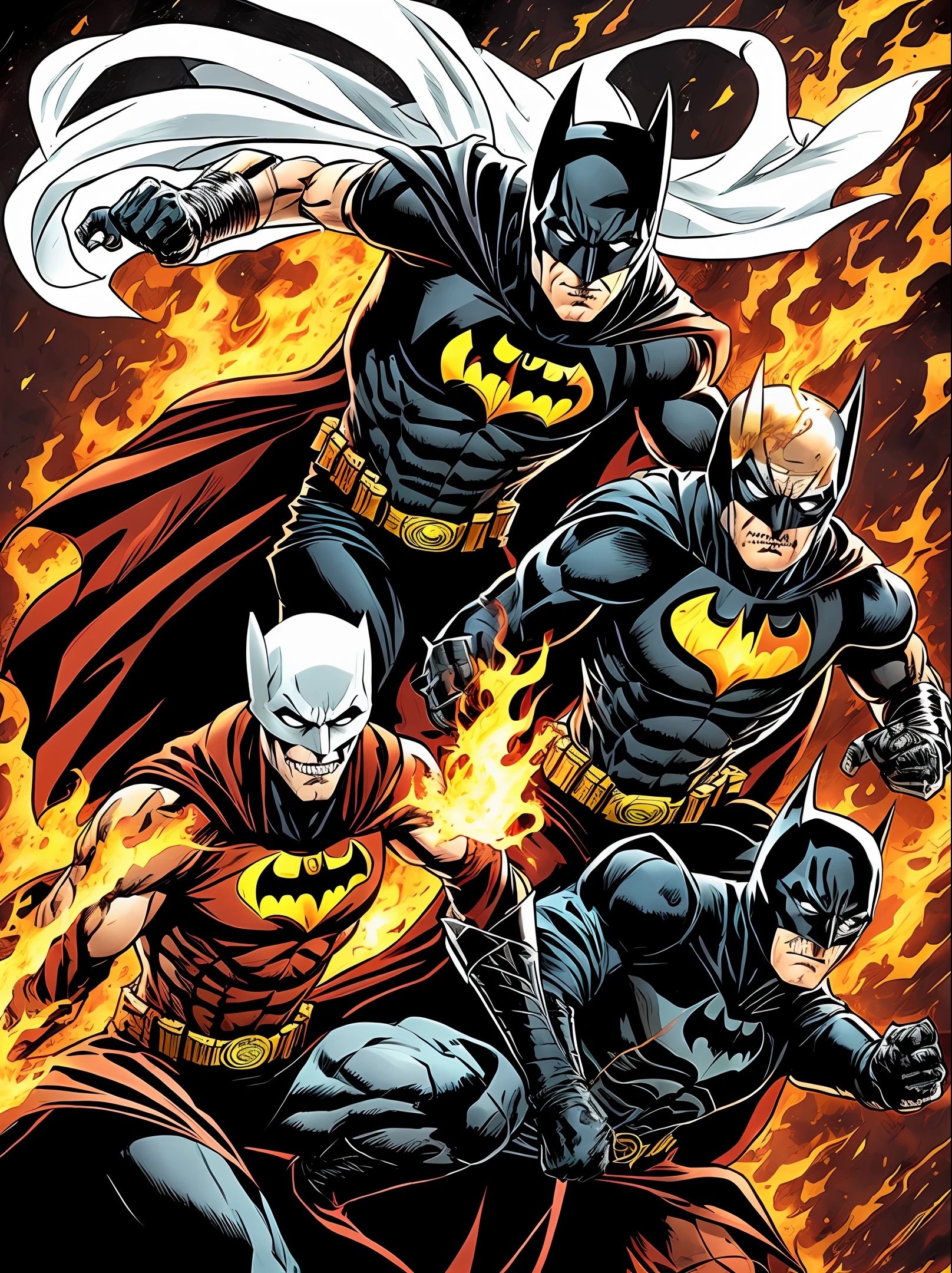 Batman+Ghost rider in one