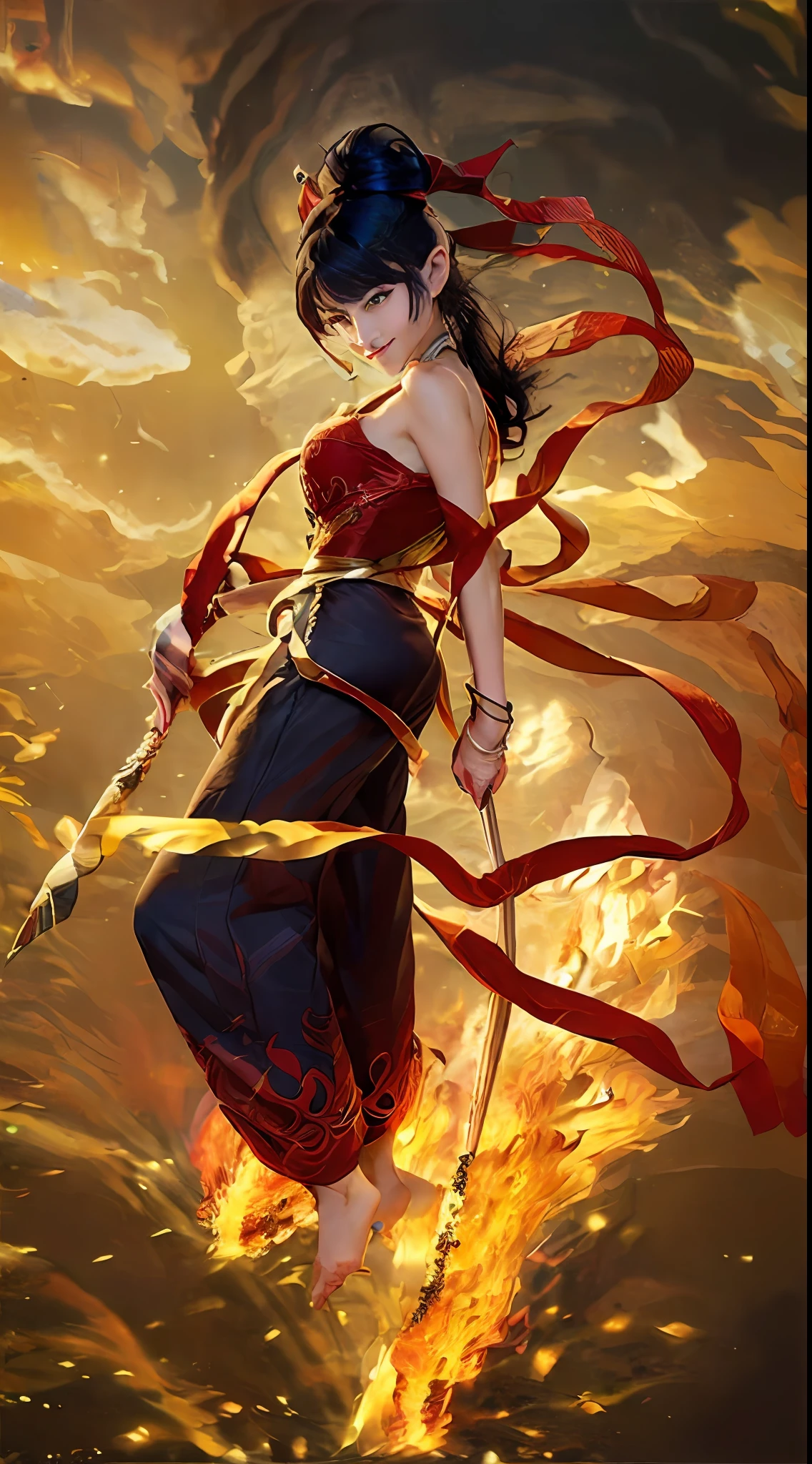 Zhong Fenghua, gorgeous hanfu, official art, Unity 8k wallpaper, super detailed, beautiful beauty, masterpiece, best quality, (tangled, tangled, tangled), (fractal art: 1.4), (character center: 1.3), 1 girl, dragon rape girl, dragon foot inserted into ass, back in ,dragon foot pierced ass, shocking domineering chinese dragon, detailed dragon head, black hair, long ponytail, Chinese, off-the-shoulder,, very detailed, dynamic angle, denim shot, (most beautiful form of chaos), ethereal, (bright colors), oc , (half: 1.2), China, (Thangka Feitian: 1.5), (Ribbon: 1.3), (Dream: 1.5), (Hanfu: 1.5), Chinese dragon, Chinese phoenix, (smile: 0.5), (Chinese god), (masterpiece, top quality, best quality, ultimate detail, highest detail, official art, beauty and aesthetics: 1.2), golden ratio, full composition