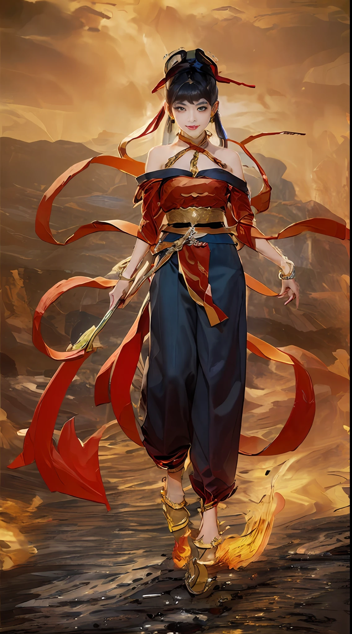 Zhong Fenghua, gorgeous hanfu, official art, Unity 8k wallpaper, super detailed, beautiful beauty, masterpiece, best quality, (tangled, tangled, tangled), (fractal art: 1.4), (character center: 1.3), 1 girl, dragon rape girl, dragon foot inserted into ass, back in ,dragon foot pierced ass, shocking domineering chinese dragon, detailed dragon head, black hair, long ponytail, Chinese, off-the-shoulder,, very detailed, dynamic angle, denim shot, (most beautiful form of chaos), ethereal, (bright colors), oc , (half: 1.2), China, (Thangka Feitian: 1.5), (Ribbon: 1.3), (Dream: 1.5), (Hanfu: 1.5), Chinese dragon, Chinese phoenix, (smile: 0.5), (Chinese god), (masterpiece, top quality, best quality, ultimate detail, highest detail, official art, beauty and aesthetics: 1.2), golden ratio, full composition