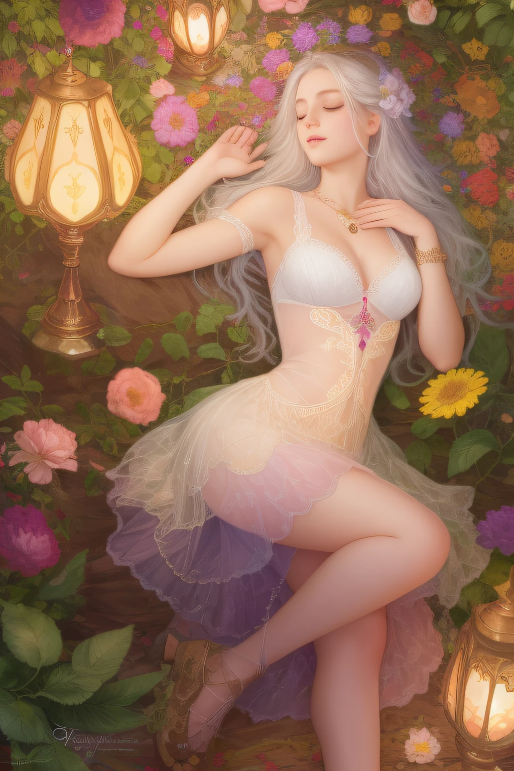 ((gorgeous princess)), (with long flowing white hair), (bright and beautiful eyes), (side profile), trend on art station, flower of hope by Jean-Honor Fragonard, Peter mohrbacher, super Detailed, crazy detail, stunning, intricate, elite, art nouveau, ornate, liquid wax, elegant, luxurious, Greg Rutkowski, ink style, sticker, vector art beautiful character design, double exposure shot, luminous design, winning entry, masterpiece, amoled black background,1sexy girl with forest clothes, flowers, leaves, mandalas, fractal,, Sleeping Beauty, by Bella🦋 full body, beautiful girl sleeping, room with mirror, girl sleeping on bed and sheets, old clock and lamp on table, full body, black hair, Transparent clothing,open legs, view of pubic hair, 1 sexy girl in transparent forest clothes,exposed breasts, open transparent t-shirt,mandala and flower tattoos, La mejor calidad, Obra maestra, llustration, muy delicado y hermoso, muy detallado, CG, Unidad, Fondo de pantalla de 8k, ridiculous, huge filesize, lente muy ancha, Luz suave,Sleeping Beauty, by Bella🦋 full body, beautiful girl sleeping, full body, black hair, Transparent clothing, slight smile,, open legs, view of pubic hair, 1 sexy girl in transparent forest clothes,exposed breasts, open transparent t-shirt,mandala and flower tattoos, La mejor calidad,sexy pose, provocative pose, full body,Reloj antiguo flotante, Antique lamp, salpicar,pose seductora, Pubic Hair Visible, senos visibles,art by Sakimichan,seductive pose, visible pubic hair, breasts visible,full body, black hair, Transparent clothing, slight smile,Jean-Baptiste Monge style, bright, beautiful , splash, Glittering , cute and adorable, filigree, , rim lighting, lights, extremely , magic, surreal, fantasy, digital art, , wlop, artgerm and james jean,